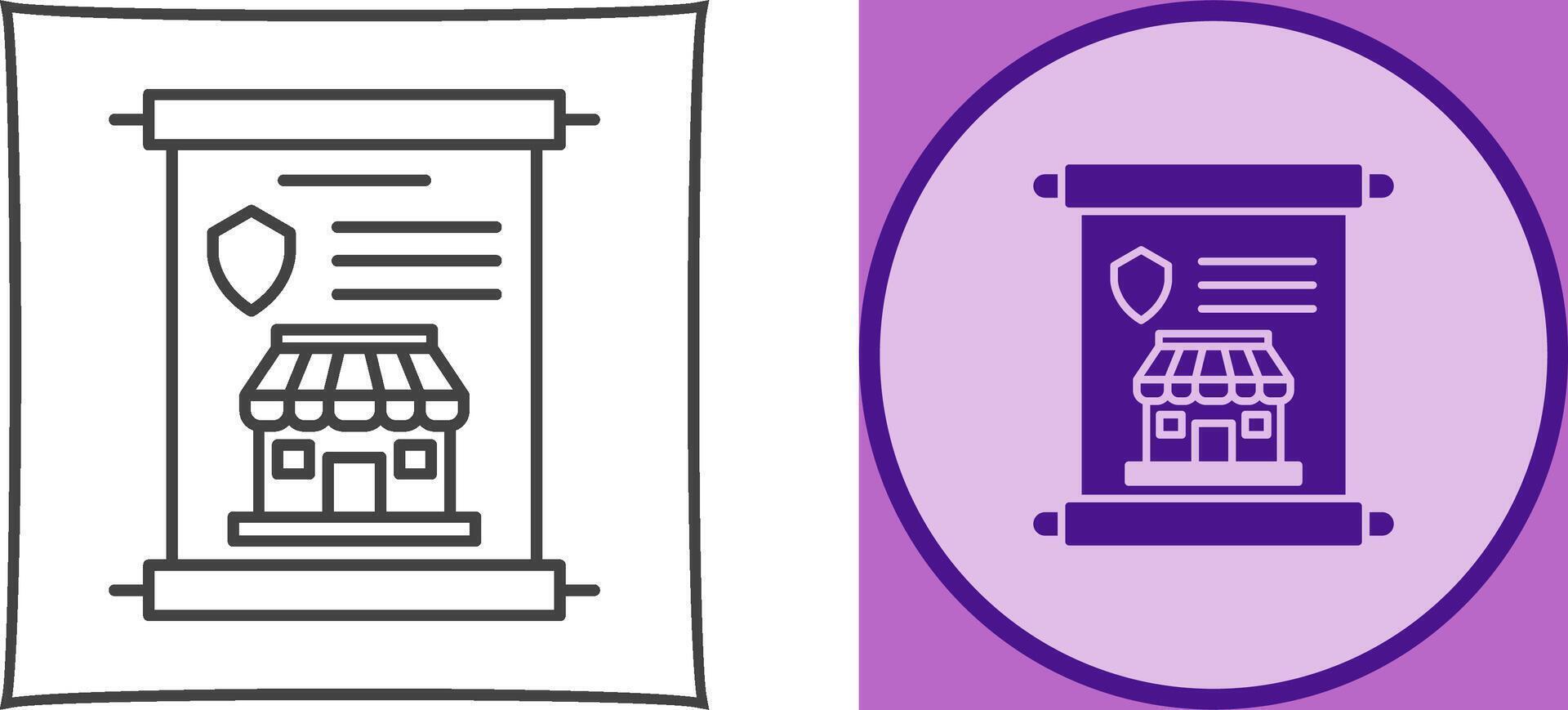 Policy Icon Design vector