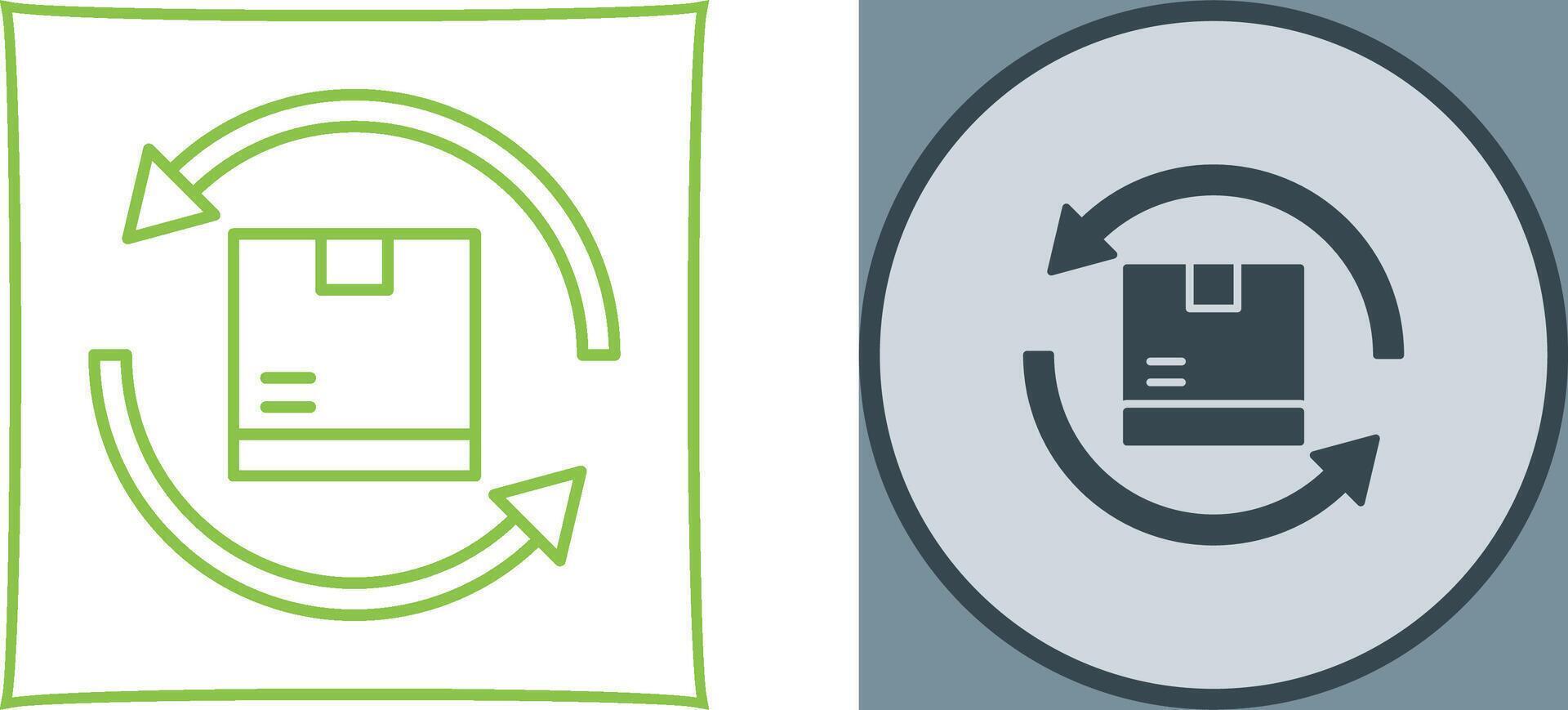 Product Return Icon Design vector