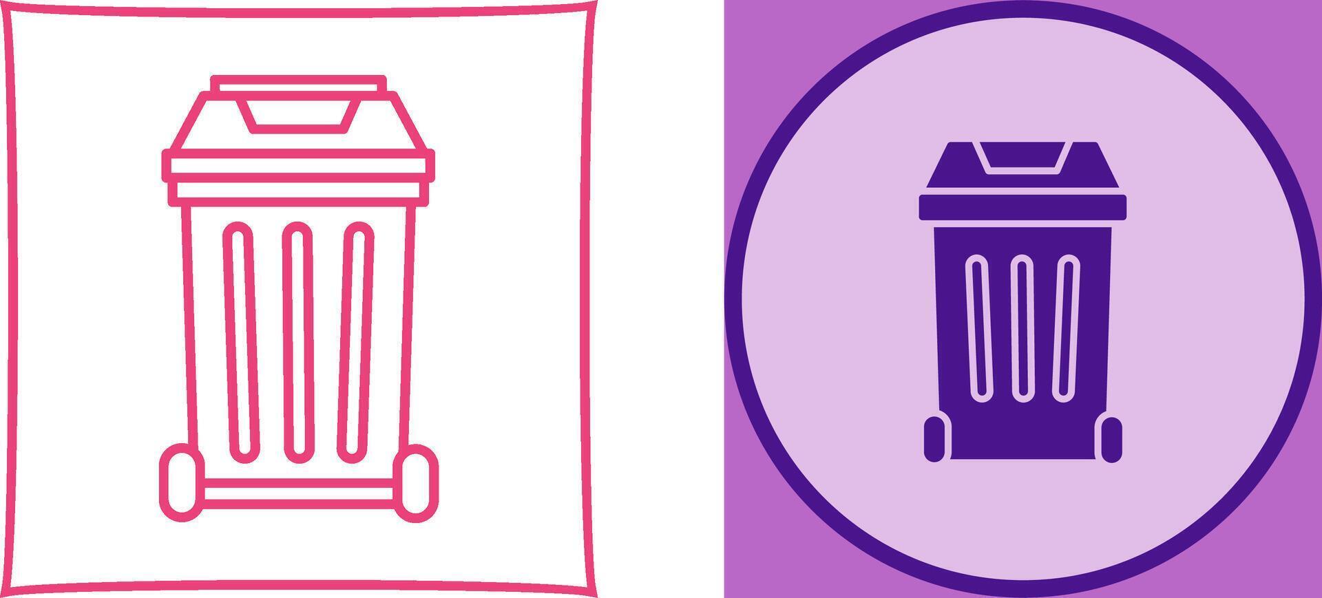 Garbage Icon Design vector