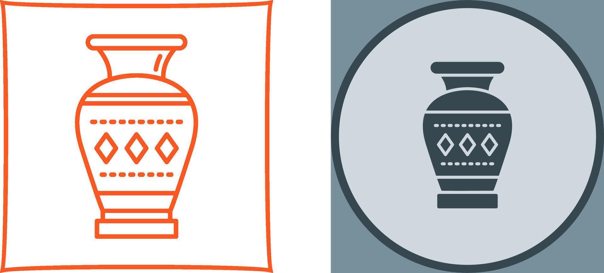 Vase Icon Design vector