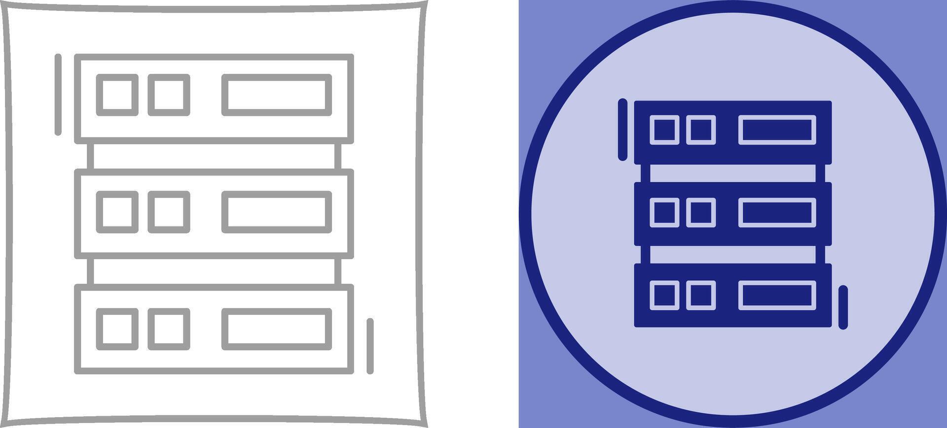Server Icon Design vector