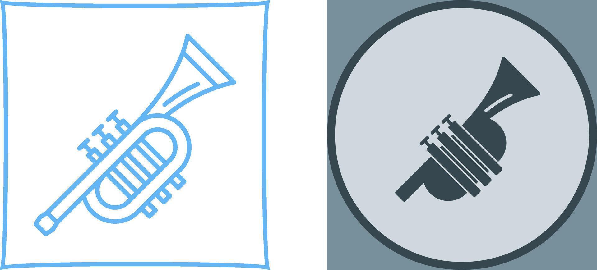 Trumpet Icon Design vector