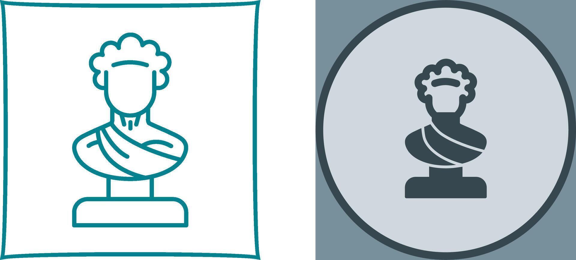 Statue Icon Design vector