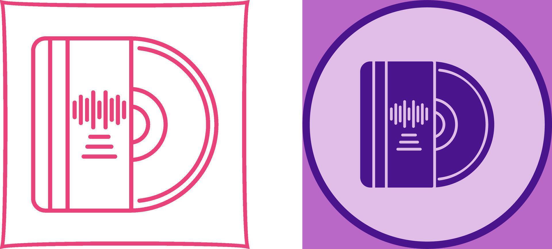 Vinyl Icon Design vector