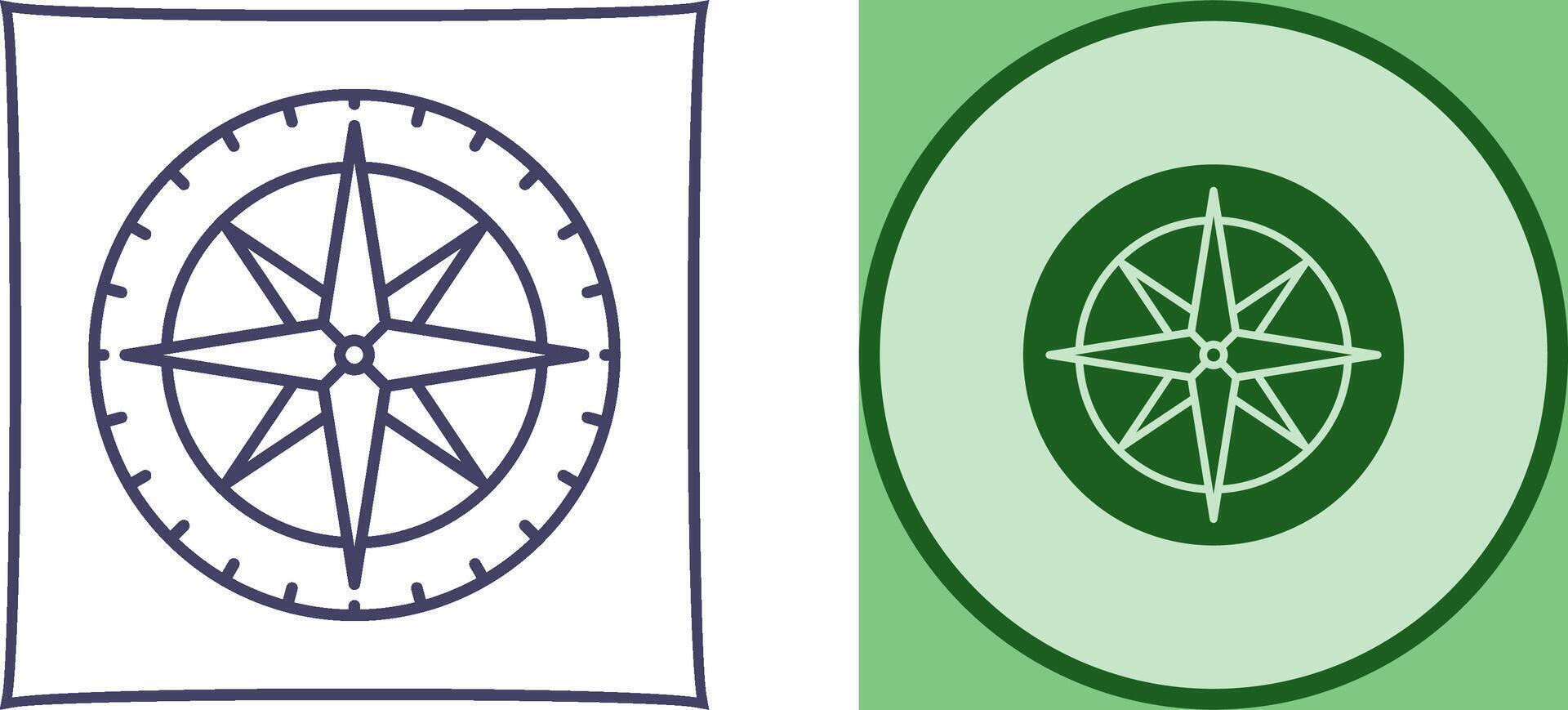 Compass Icon Design vector
