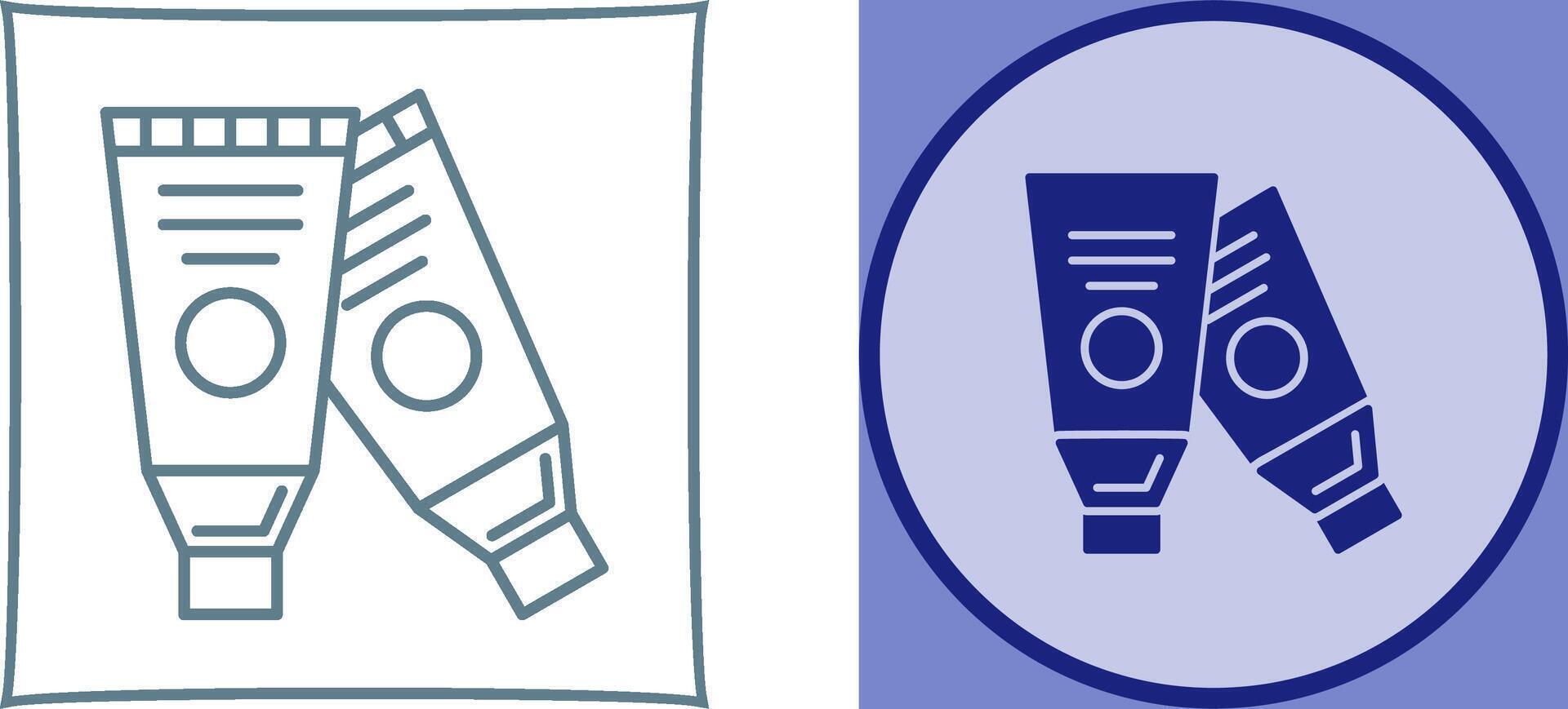 Paint Tube Icon Design vector