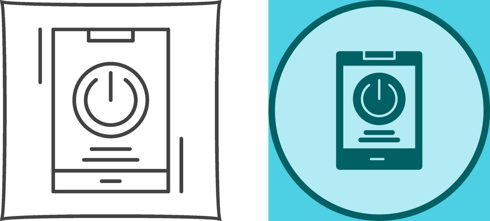 Power Icon Design vector