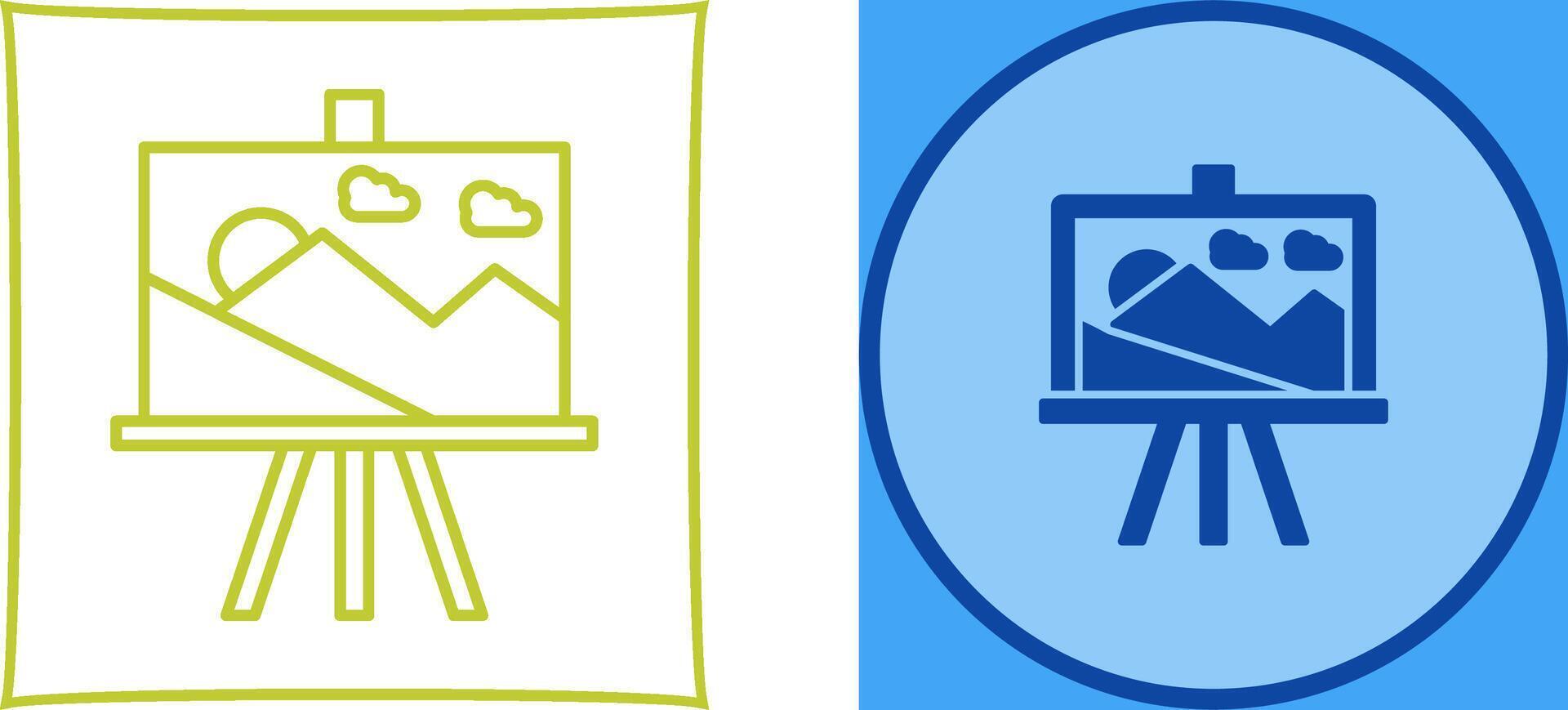 Canvas Icon Design vector