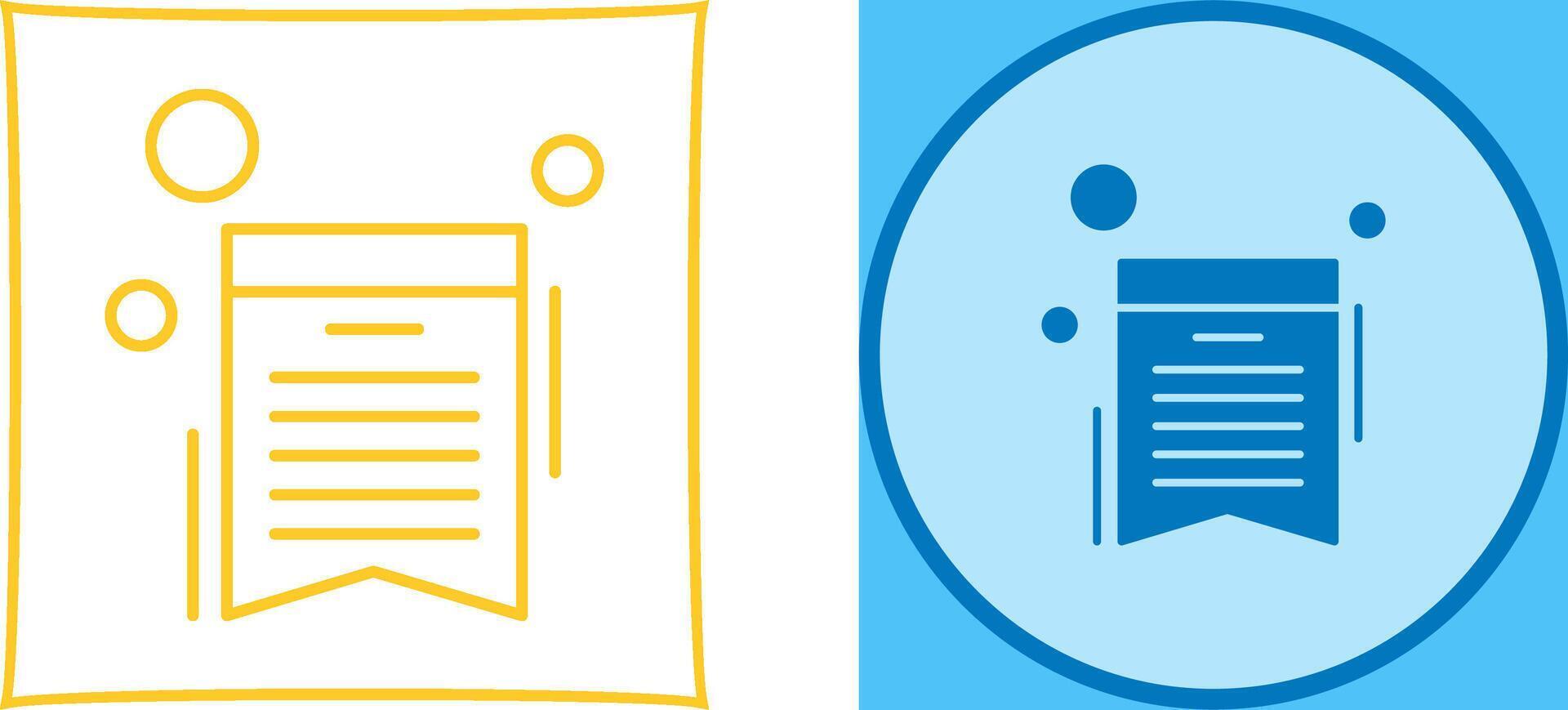 Wishlist Icon Design vector