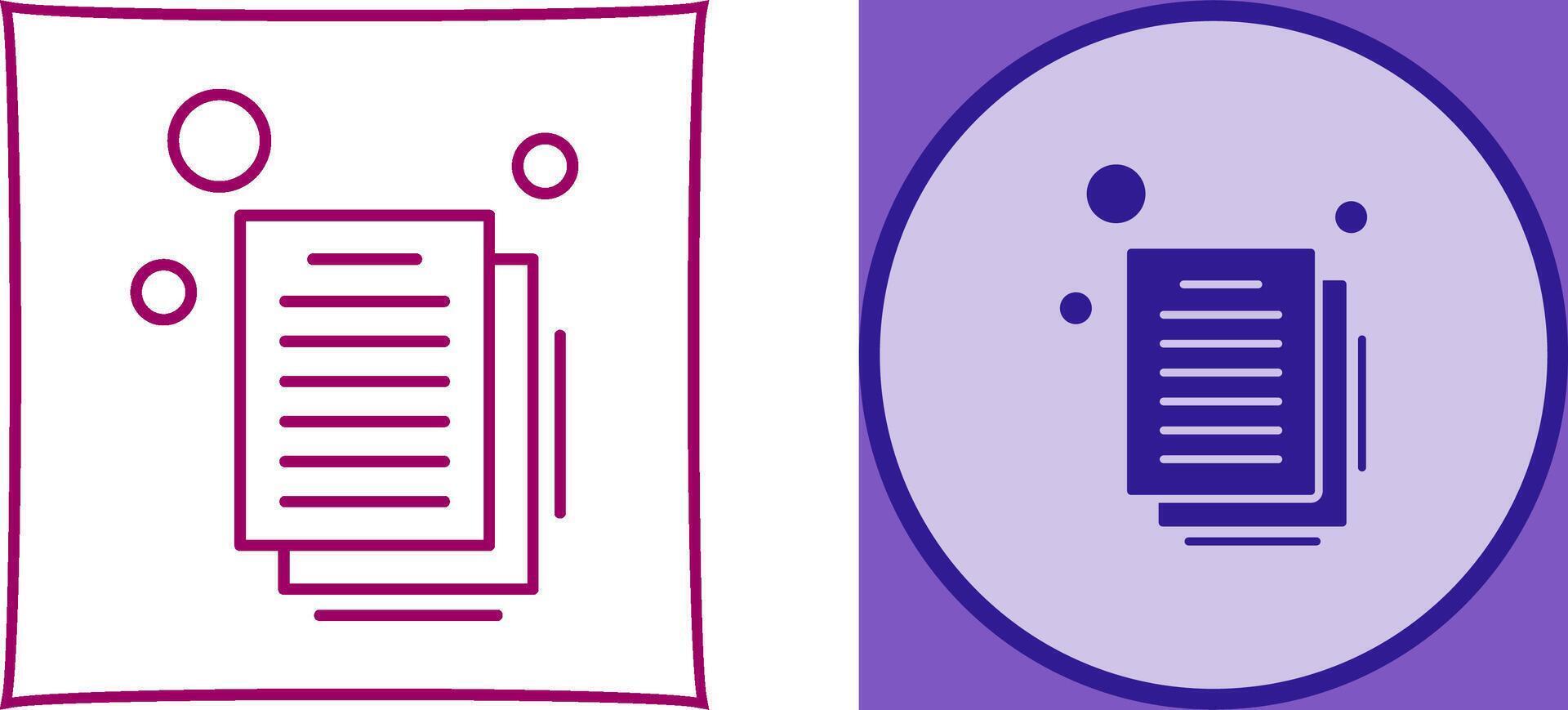 Document Icon Design vector