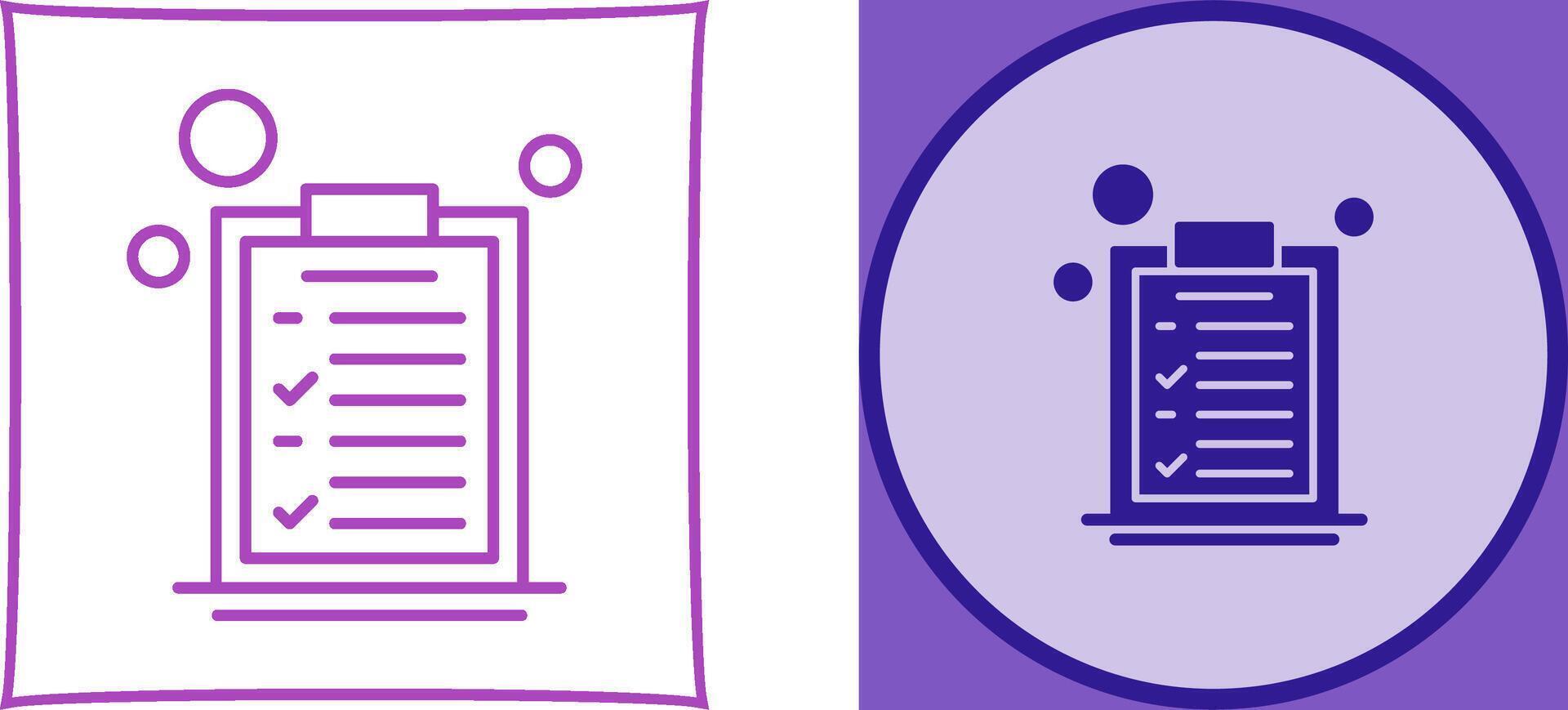 List Icon Design vector
