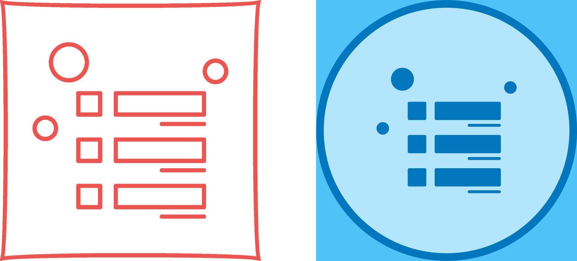 Menu Icon Design vector