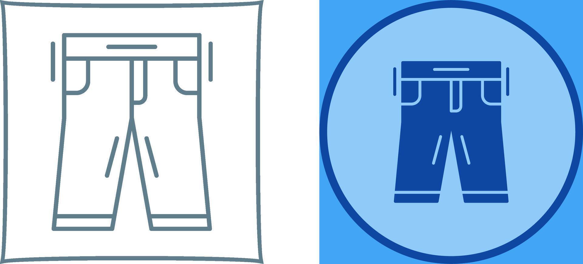 Pants Icon Design vector