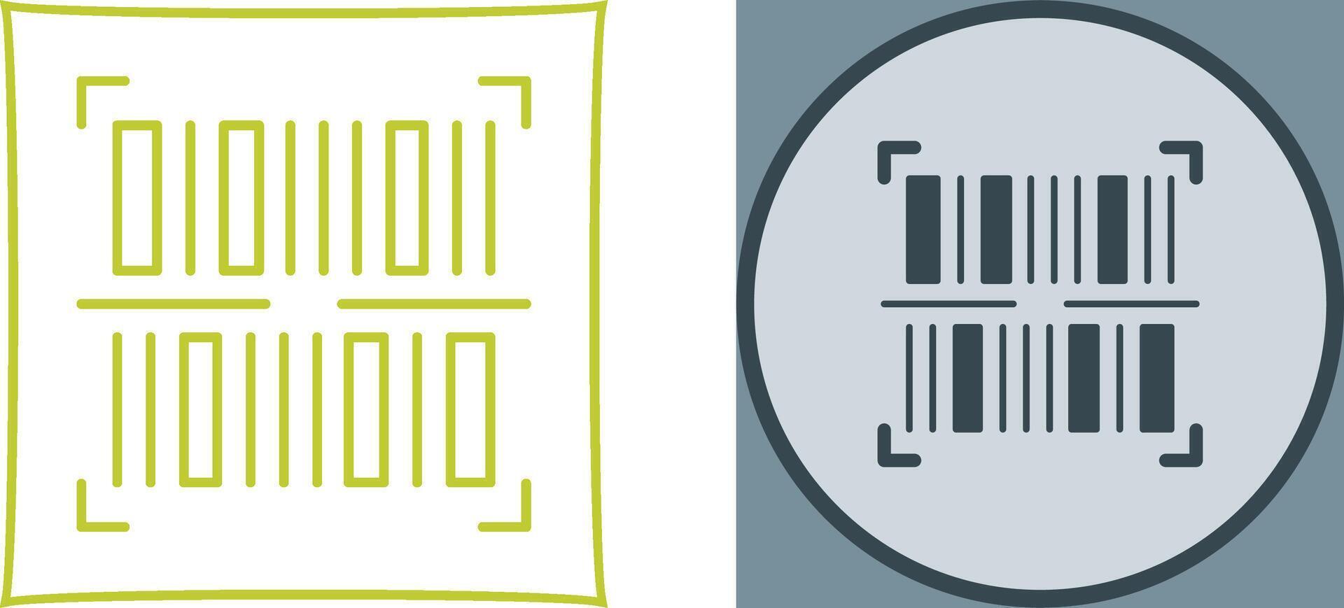 BarCode Icon Design vector