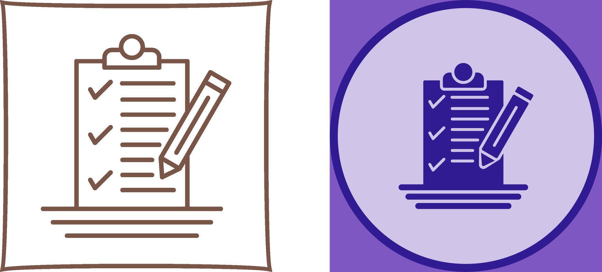 Check List Icon Design vector