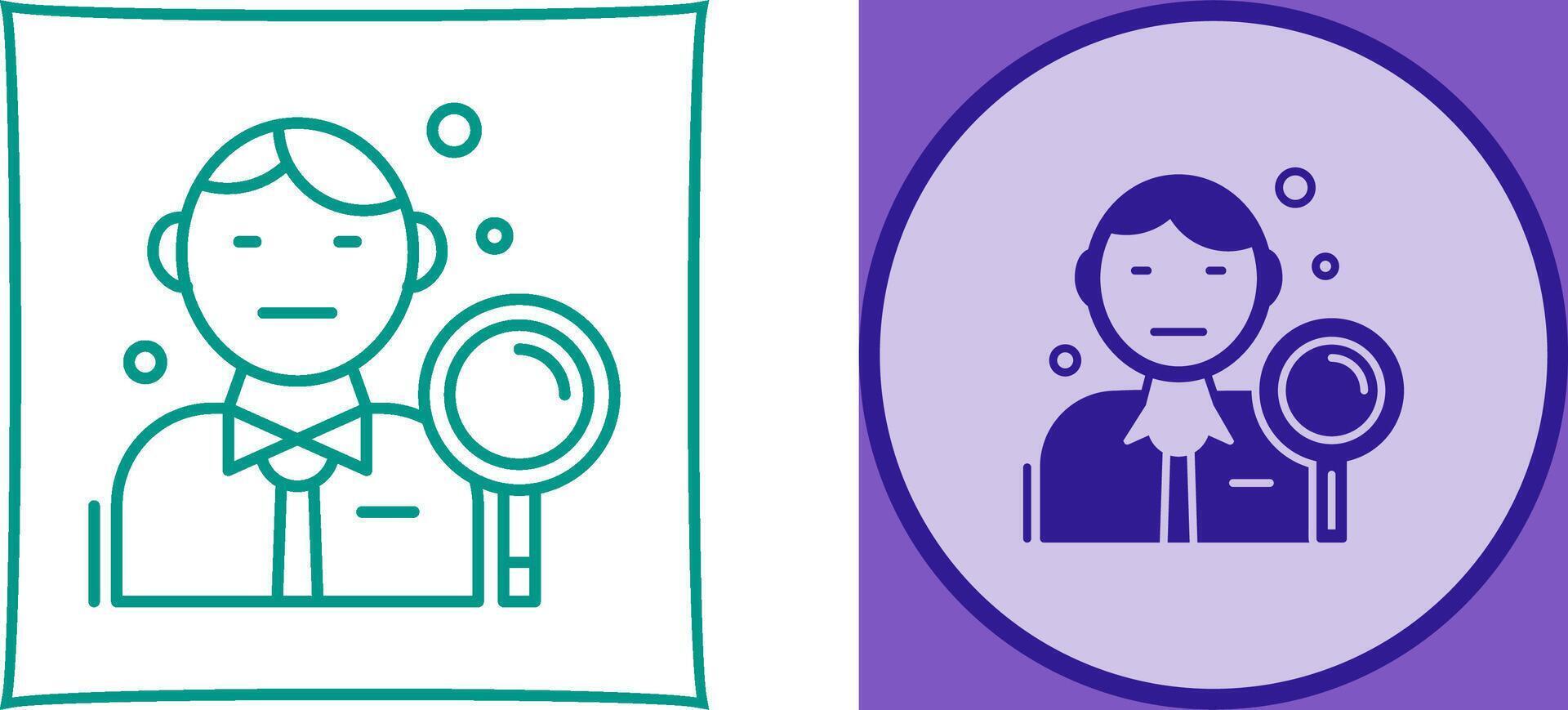 Candidate Icon Design vector
