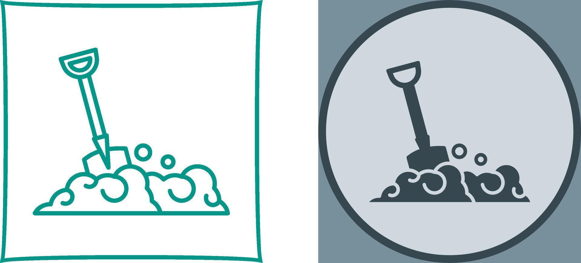 Shovel Icon Design vector