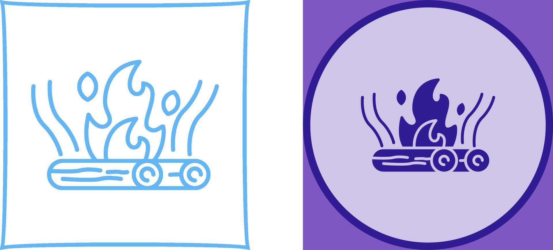 Bonfire Icon Design vector