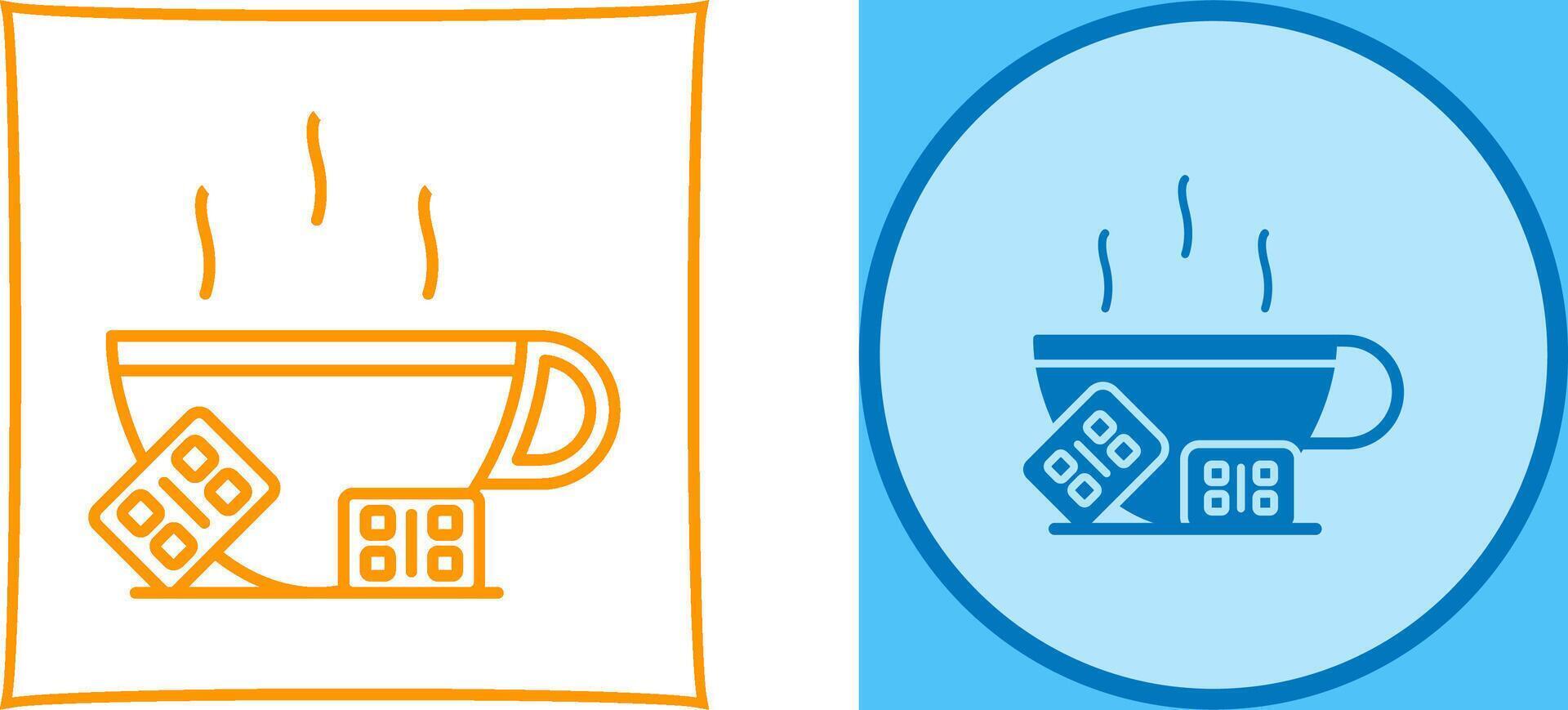 Hot Chocolate Icon Design vector