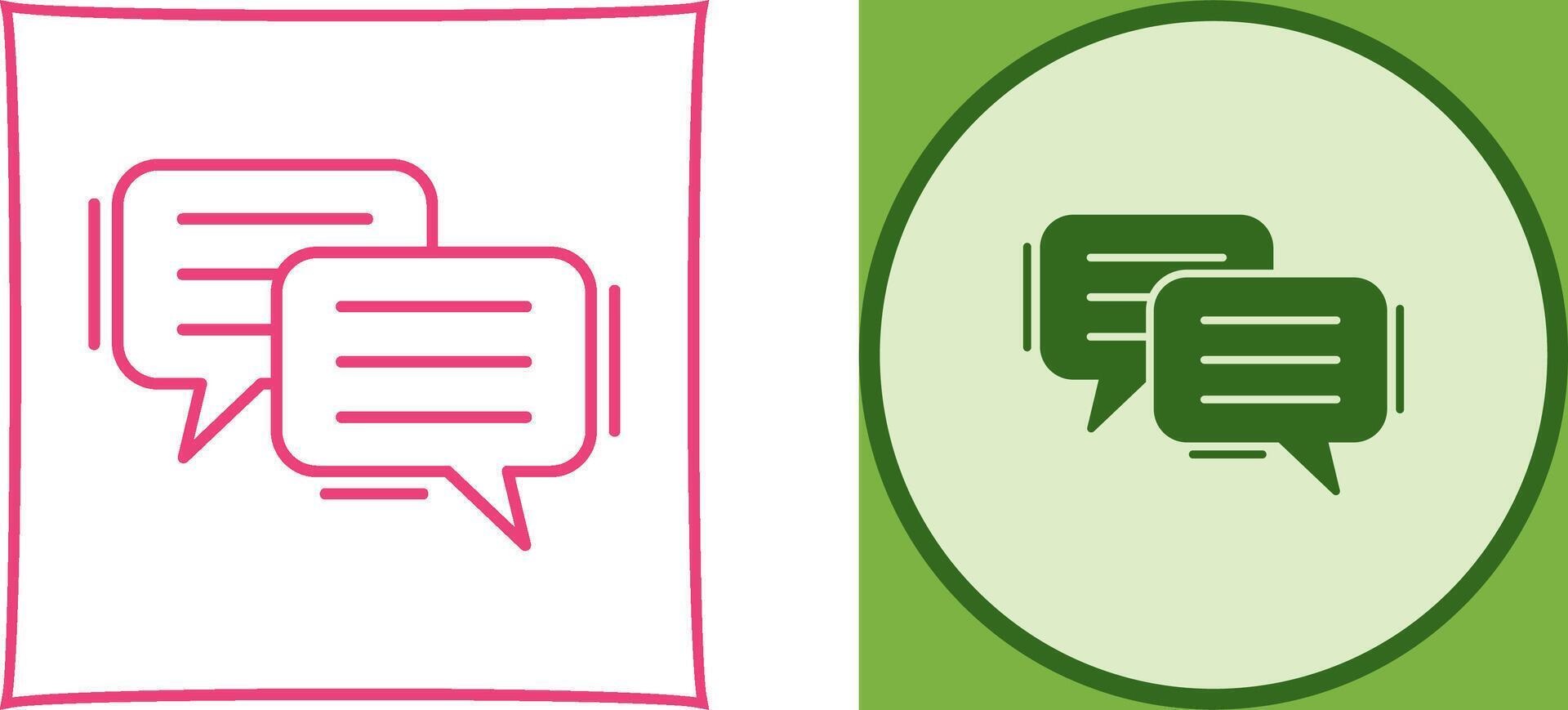 Chat Icon Design vector