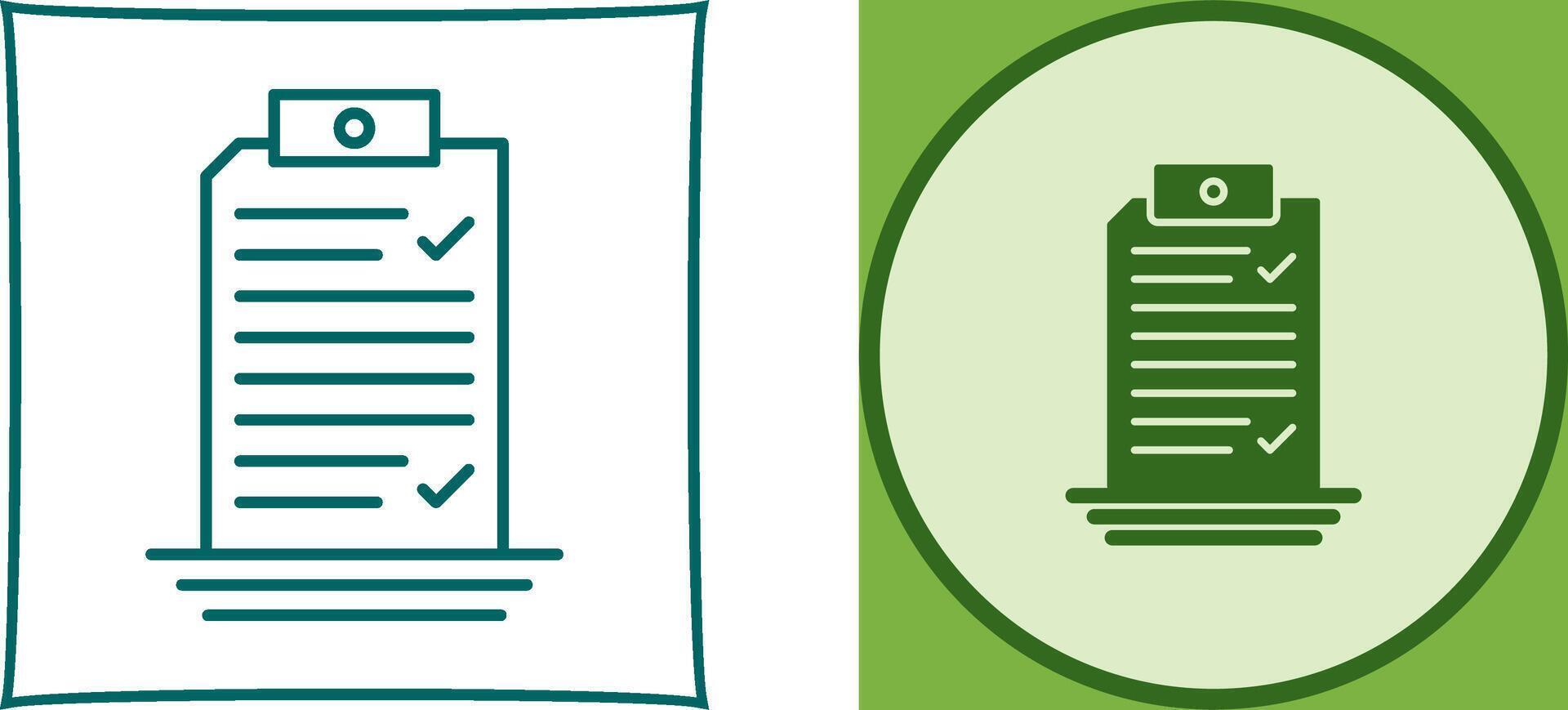 Check List Icon Design vector