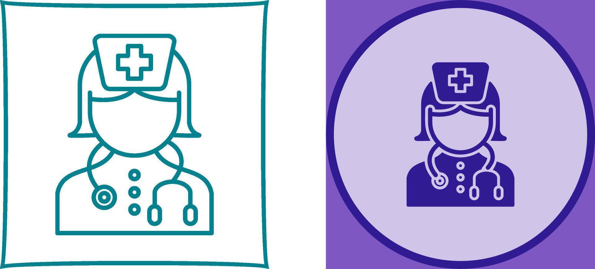 Nurse Icon Design vector