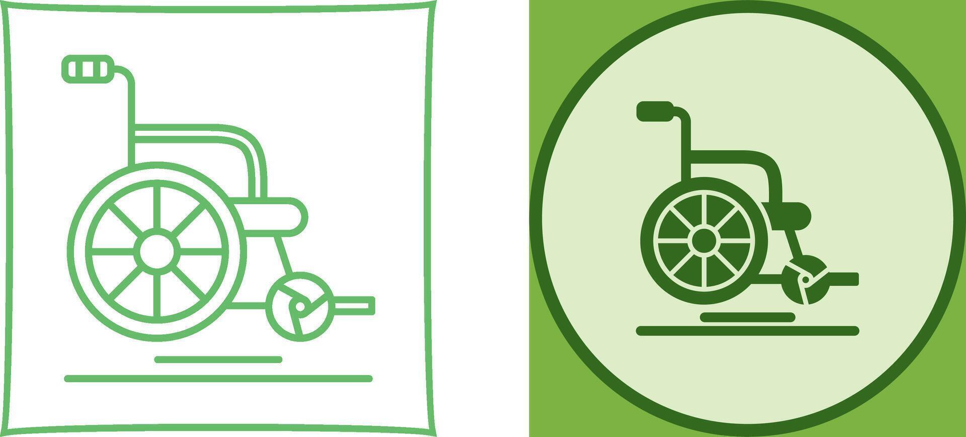 Wheel Chair Icon Design vector