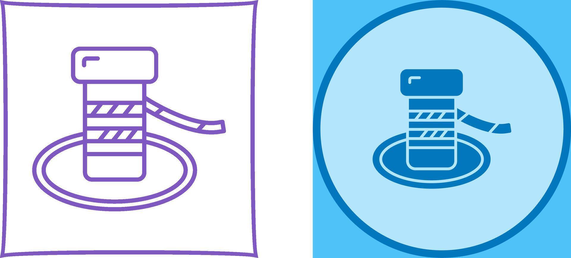 Bollard Icon Design vector