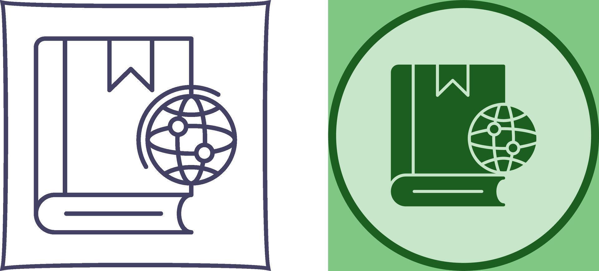 Globel Icon Design vector