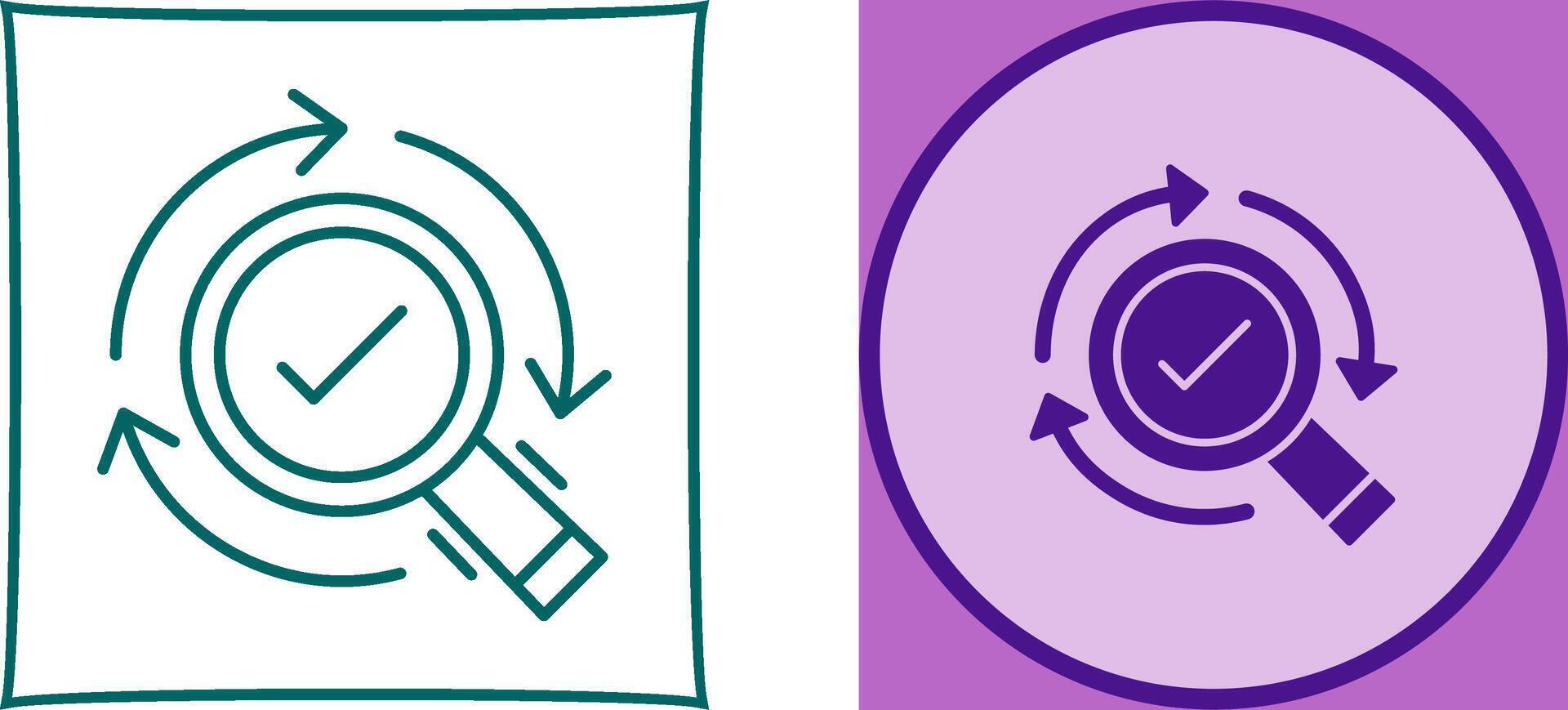 Research Icon Design vector