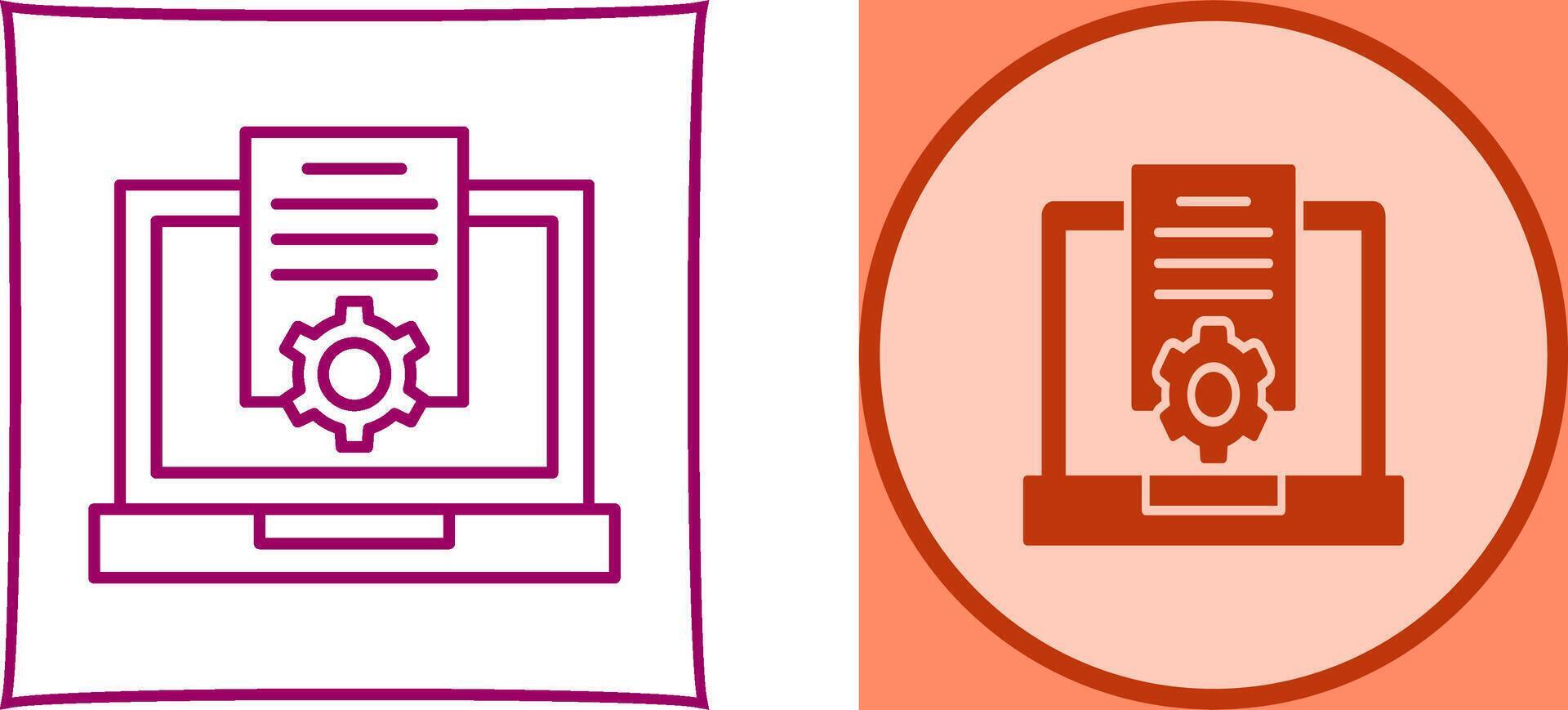 Research Icon Design vector