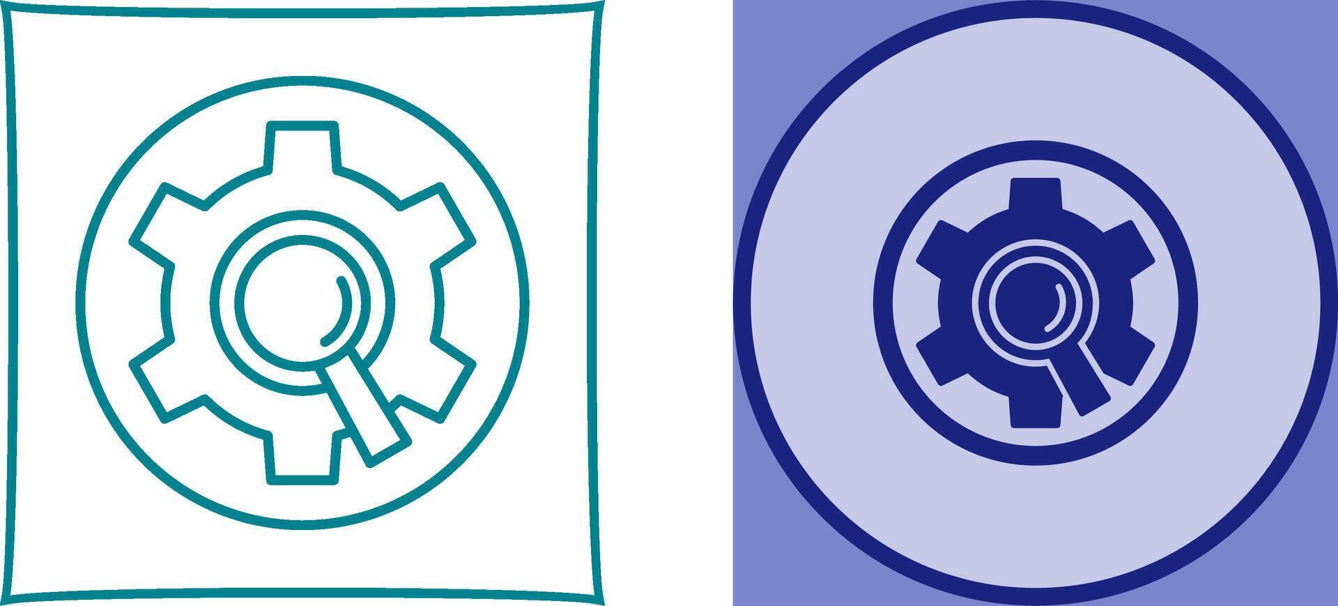 Research Icon Design vector