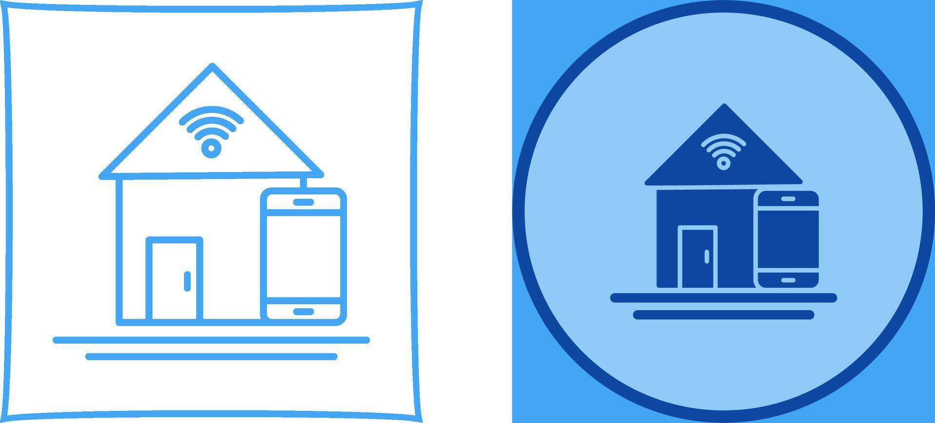 Home Automation Icon Design vector