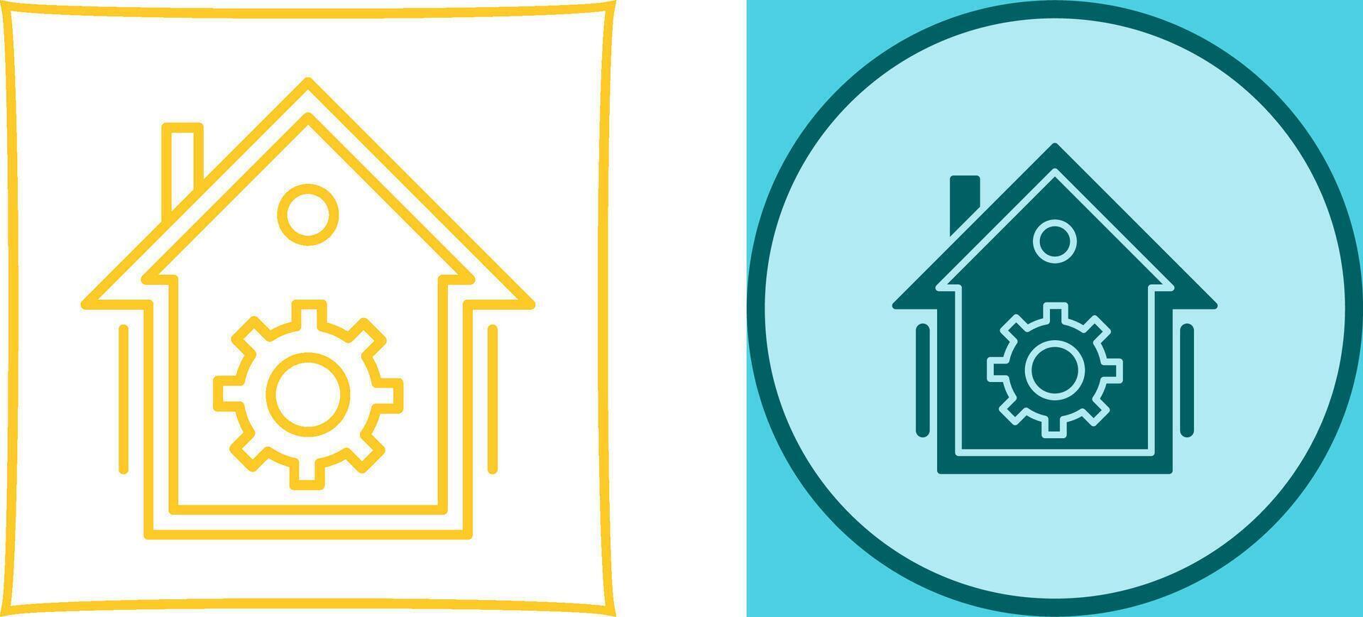 Home Automation Icon Design vector
