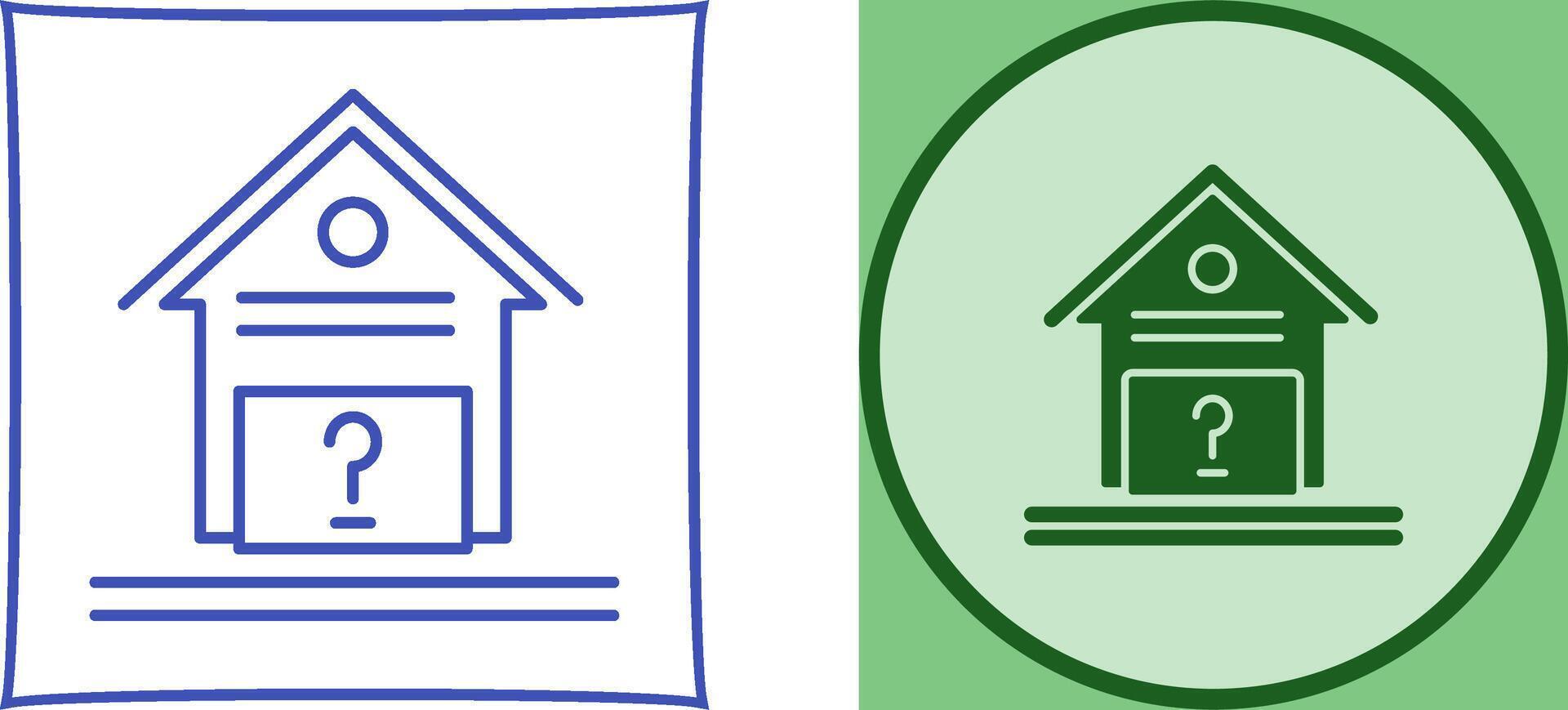 Unknown Icon Design vector