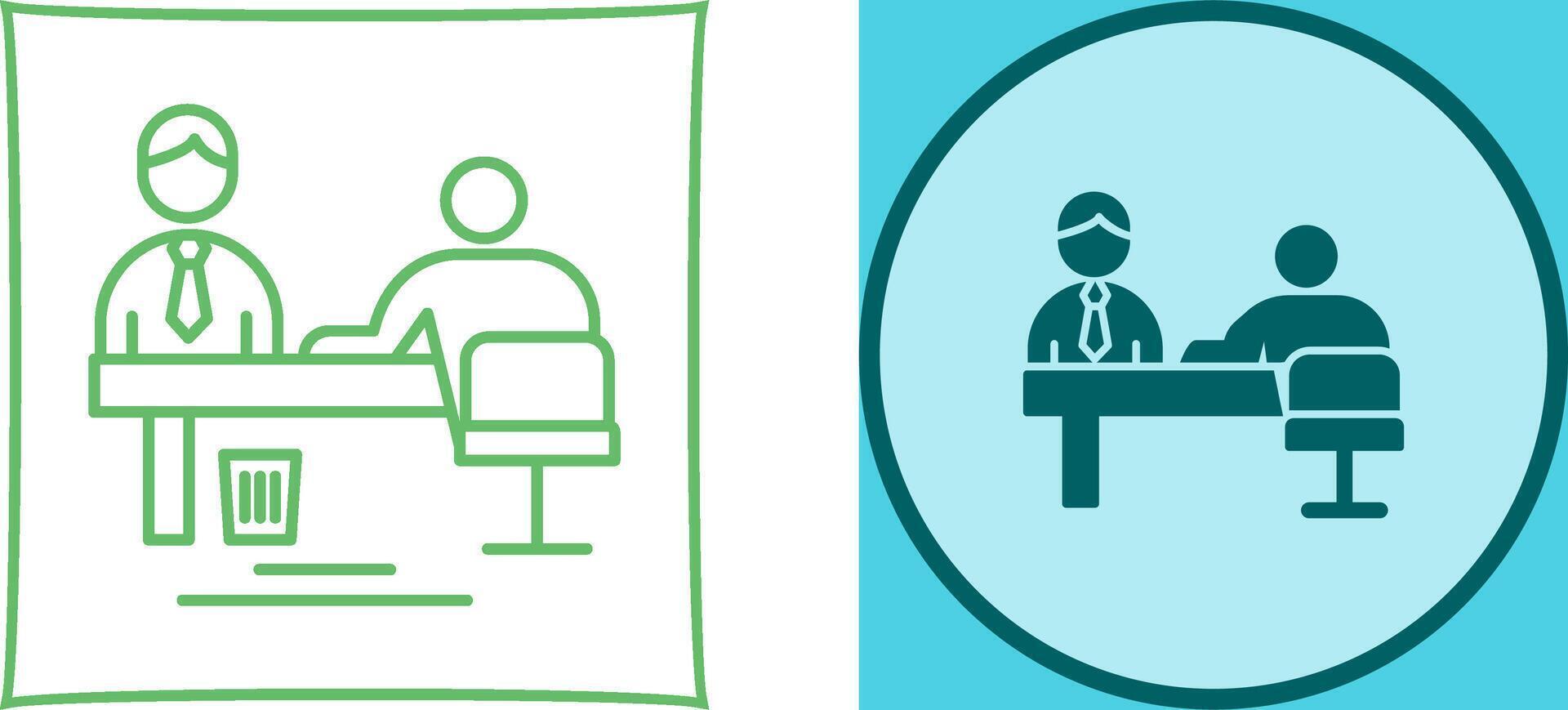 Evaluating work Icon Design vector