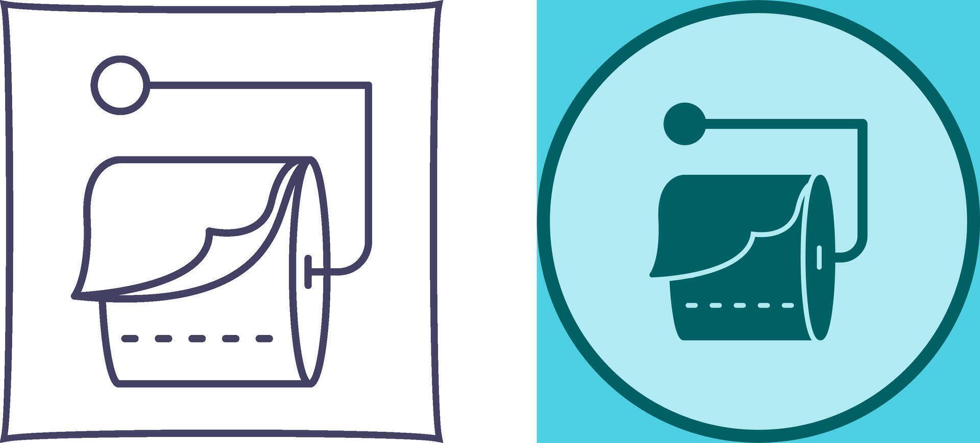 Tissue Roll Icon Design vector