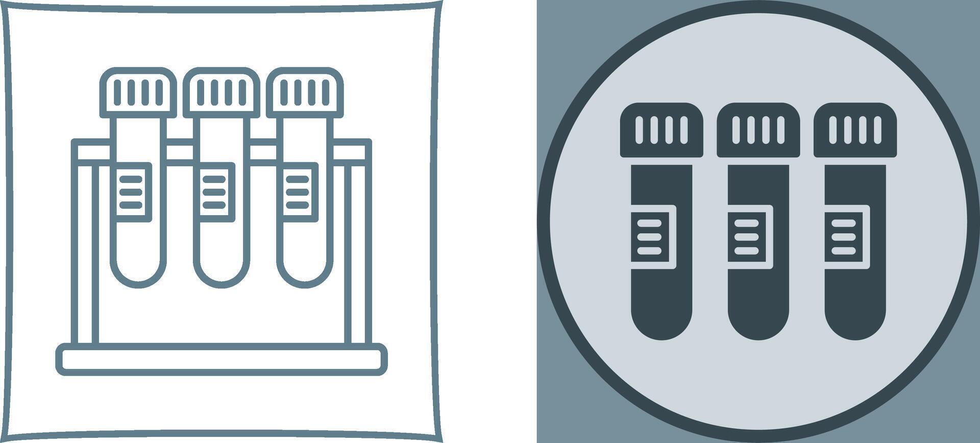Test Tube Icon Design vector