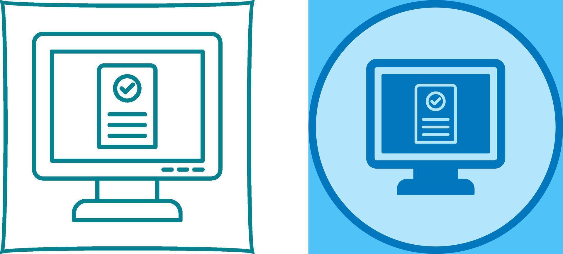 Online appointment Icon Design vector