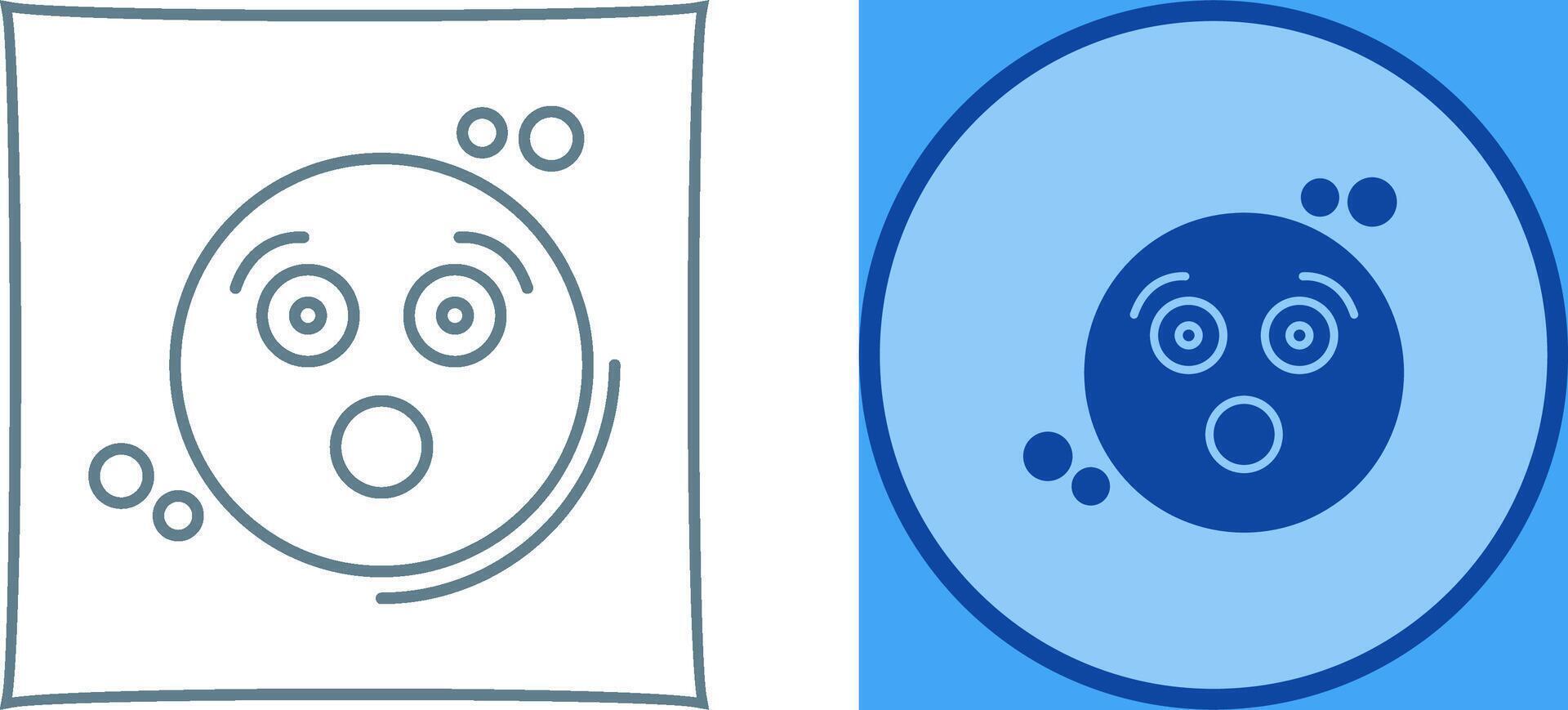 Surprised Icon Design vector