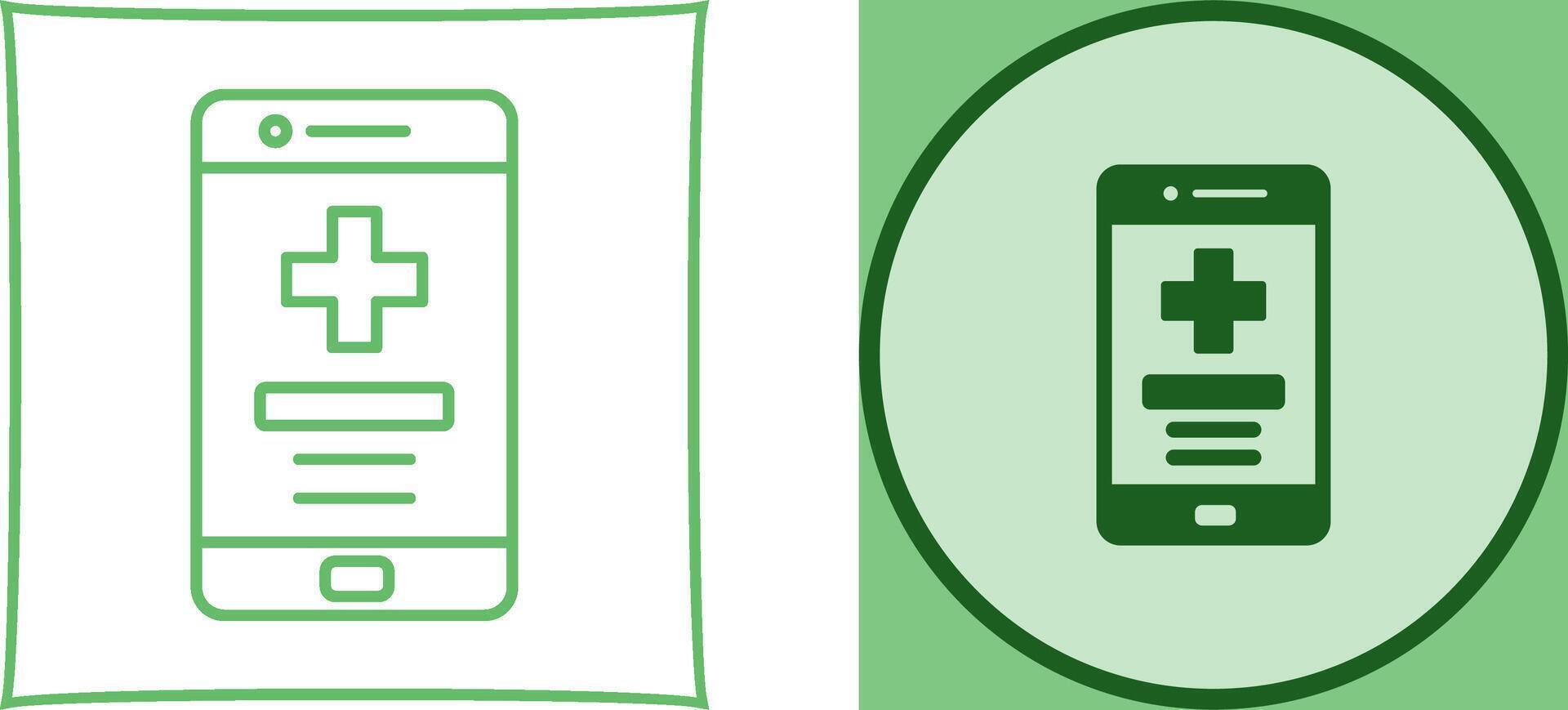 Medical App Icon Design vector