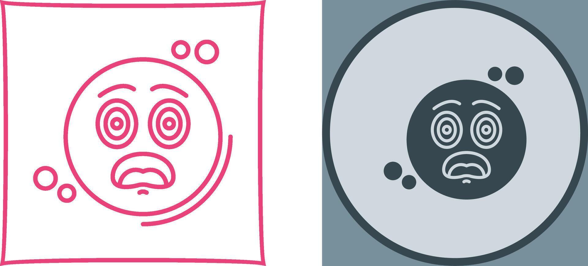 Dazed Icon Design vector