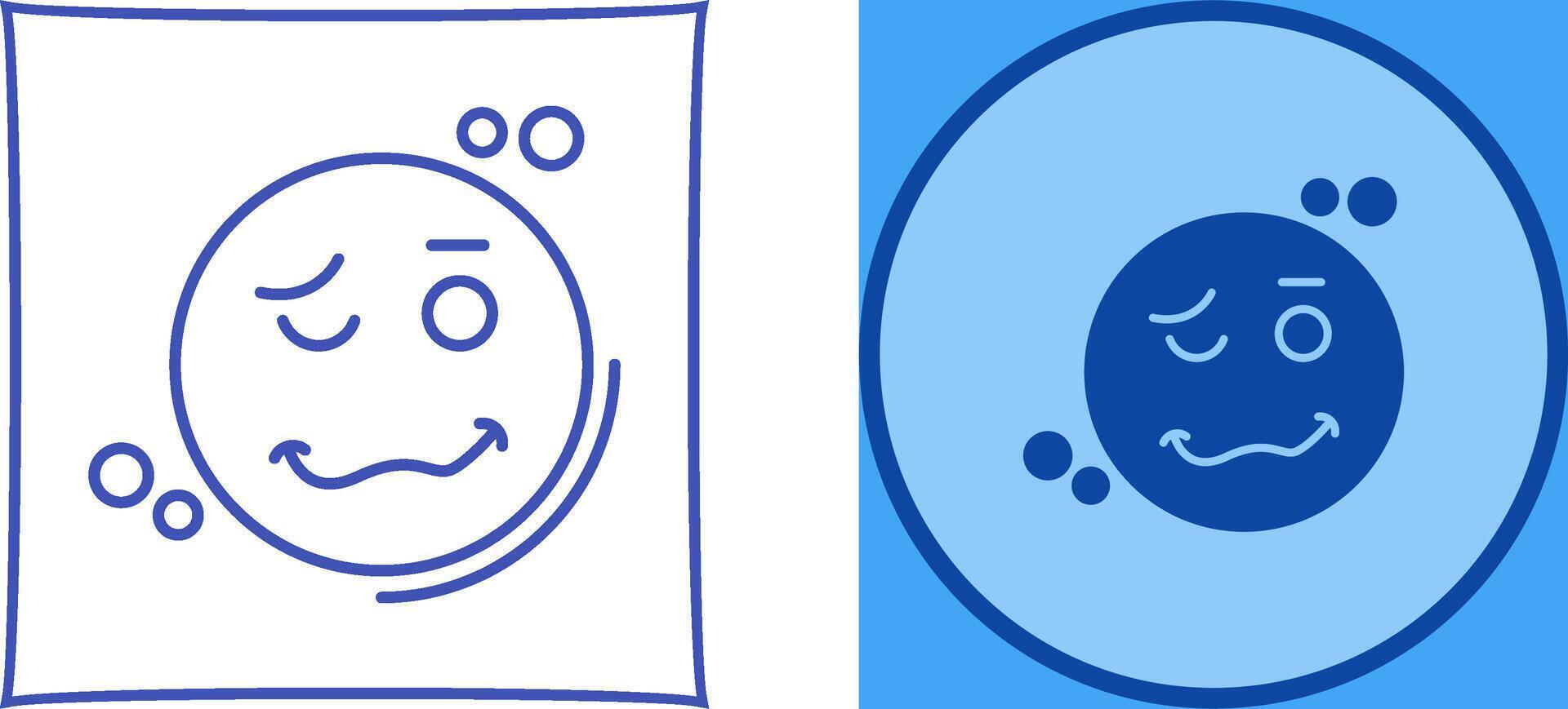 Drunk Icon Design vector
