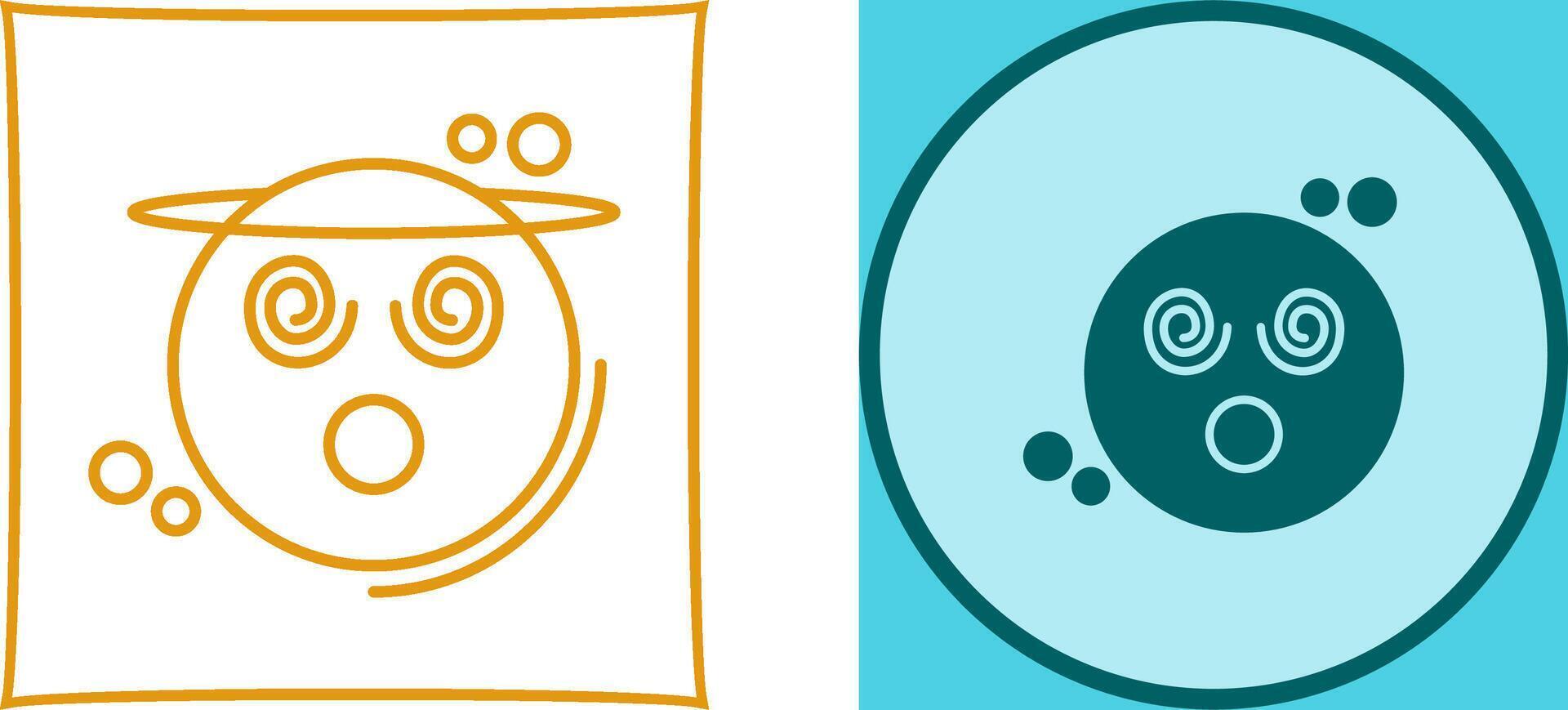 Dizzy Icon Design vector