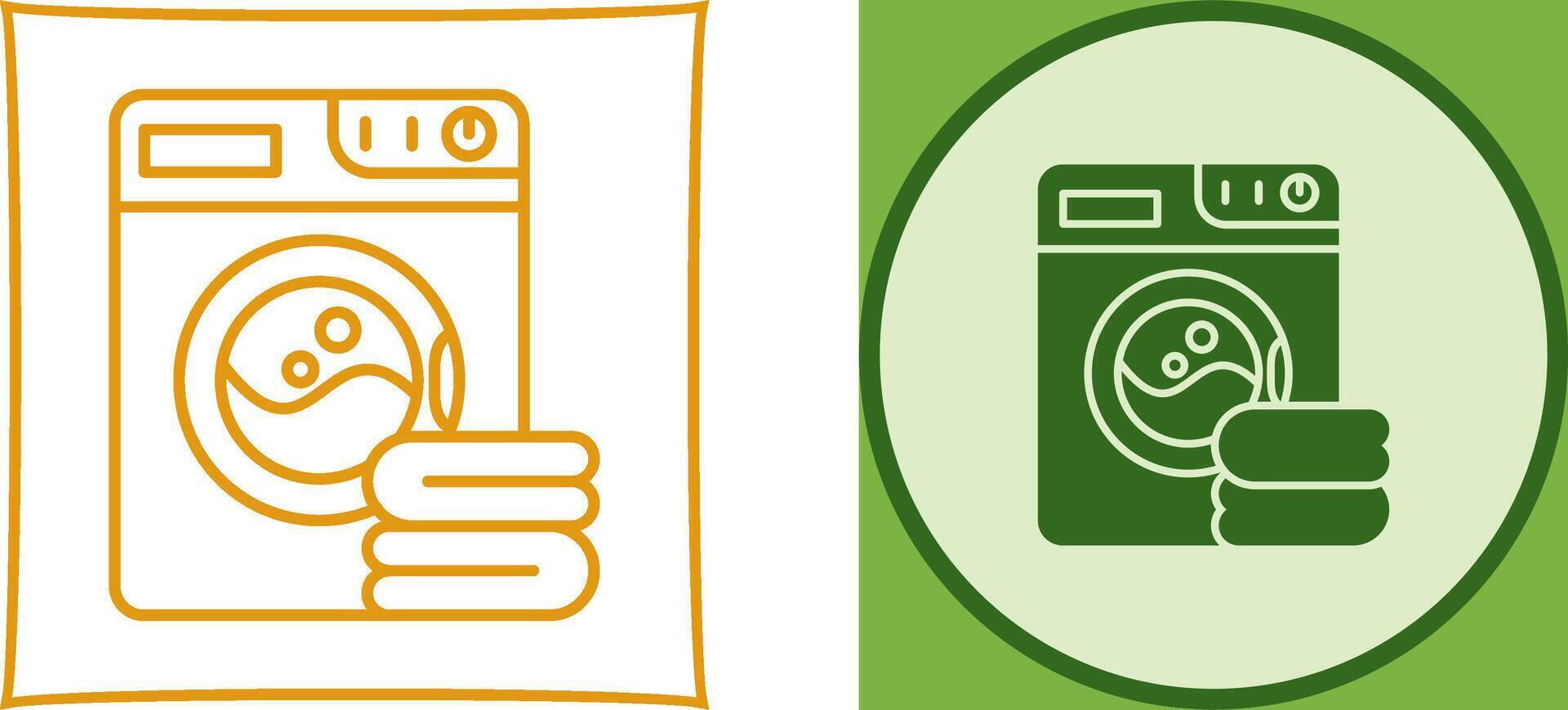 Washing Machine Icon Design vector