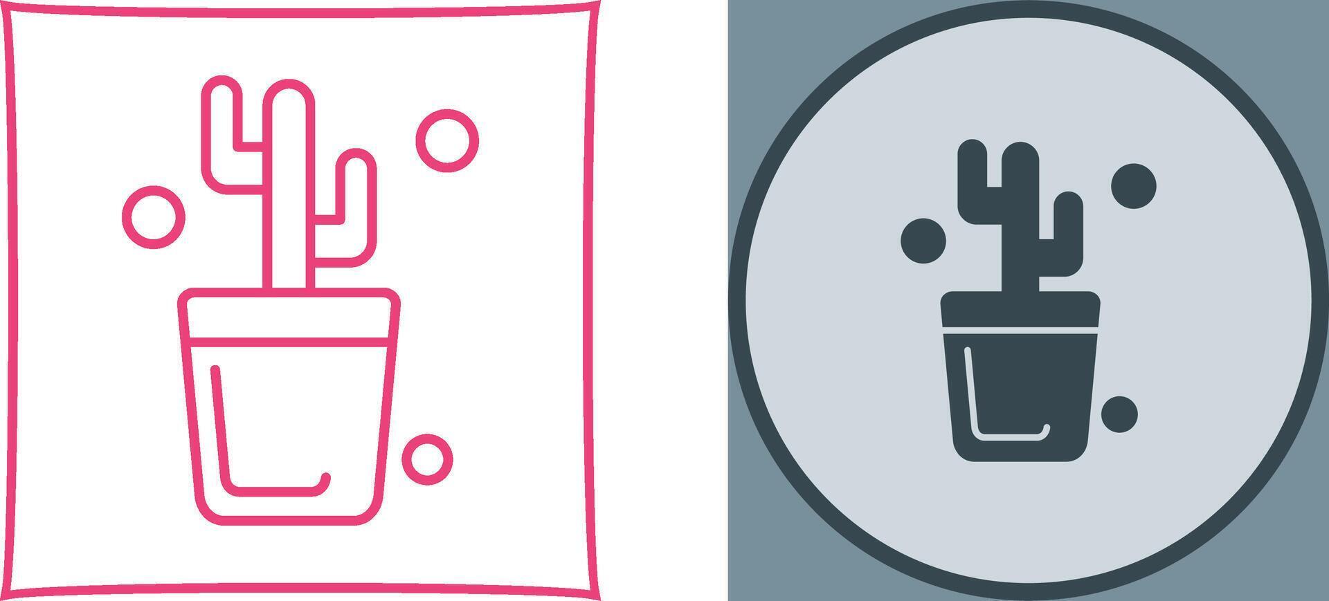 Cactus Icon Design vector
