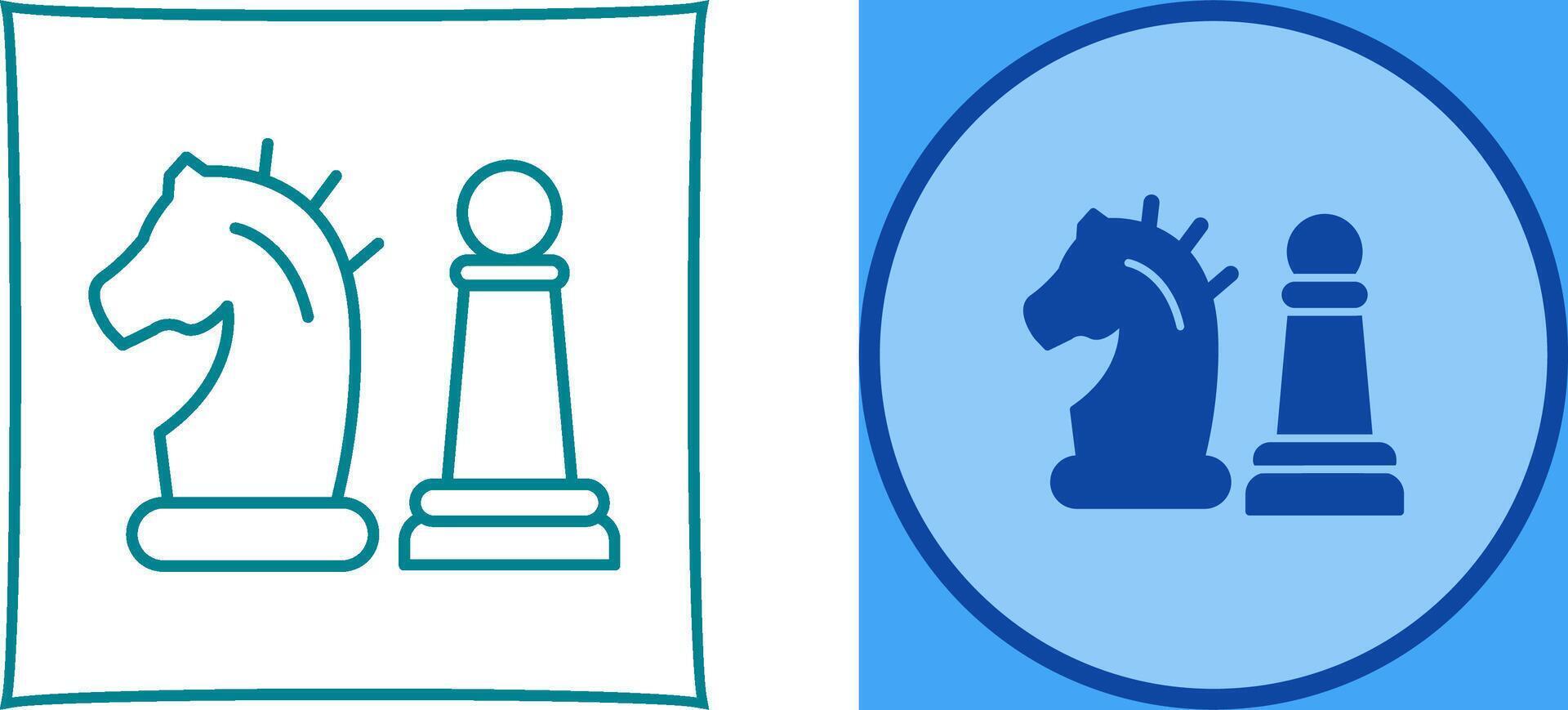 Chess Piece Icon Design vector