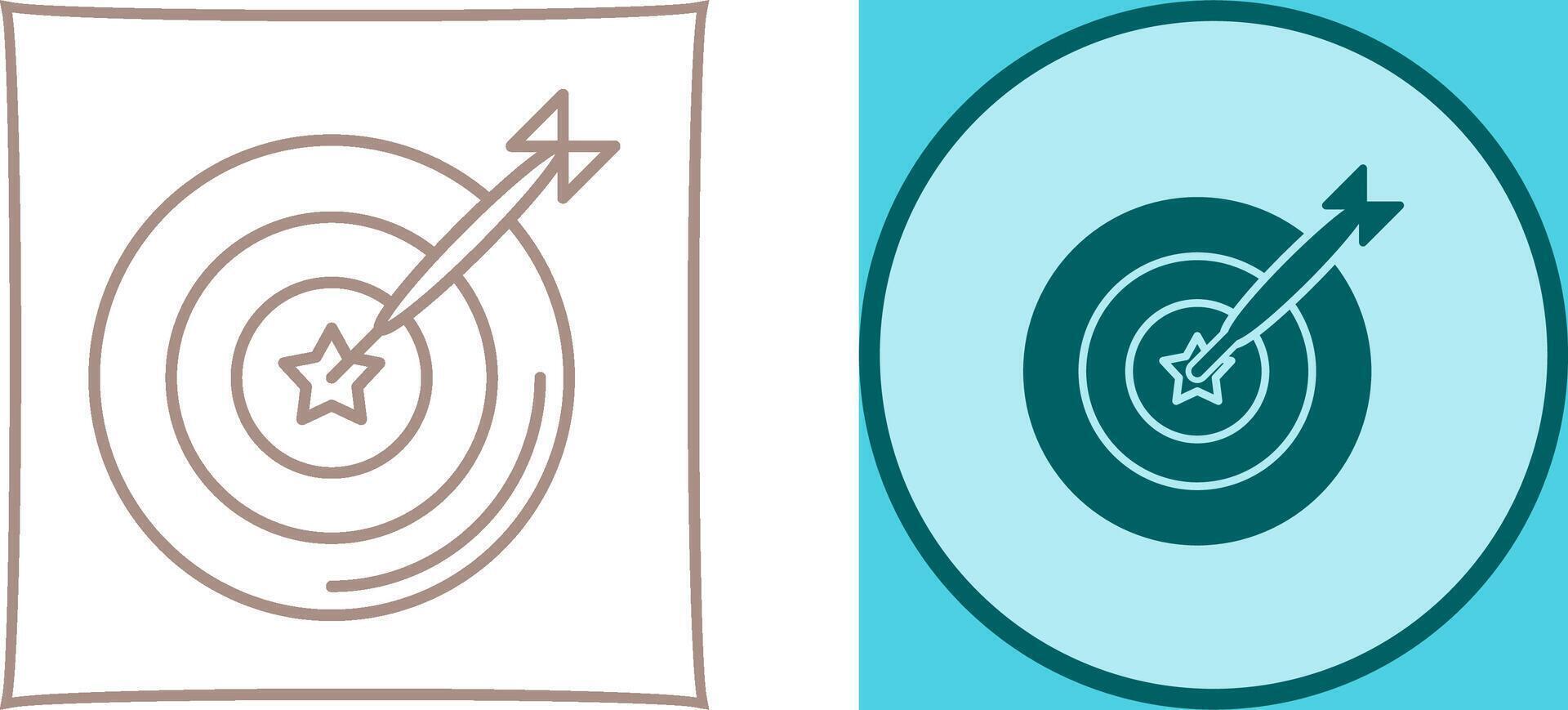Dart Icon Design vector