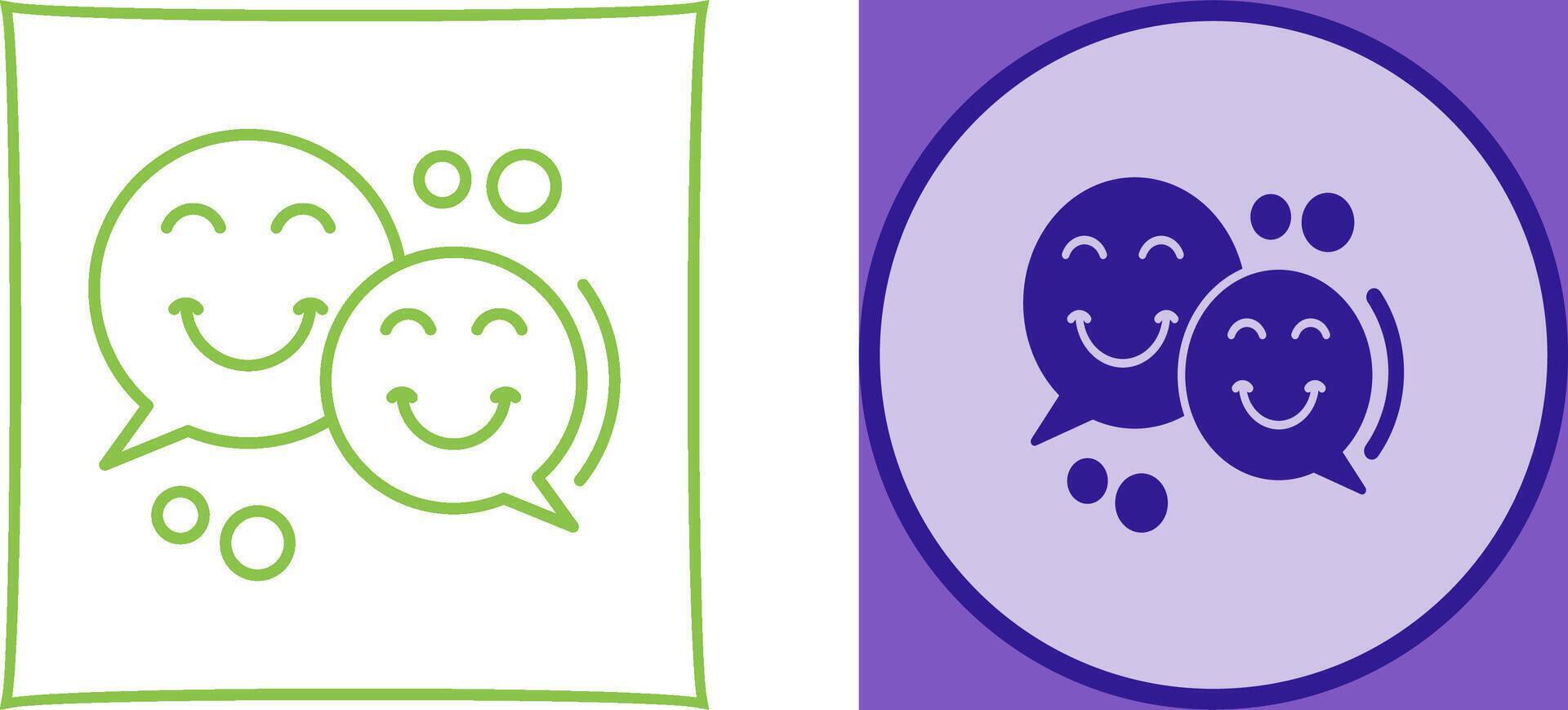 Chatting Icon Design vector