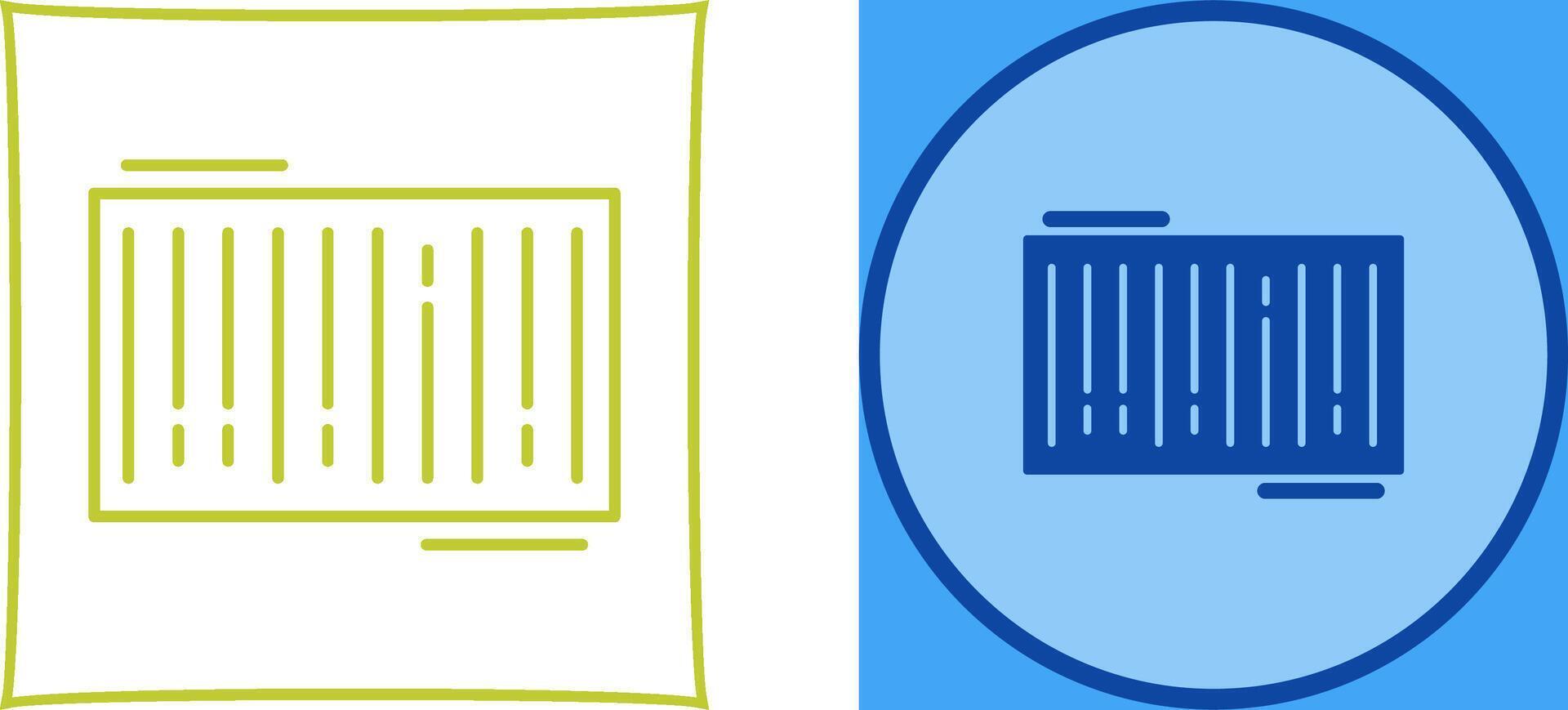 Barcode Icon Design vector
